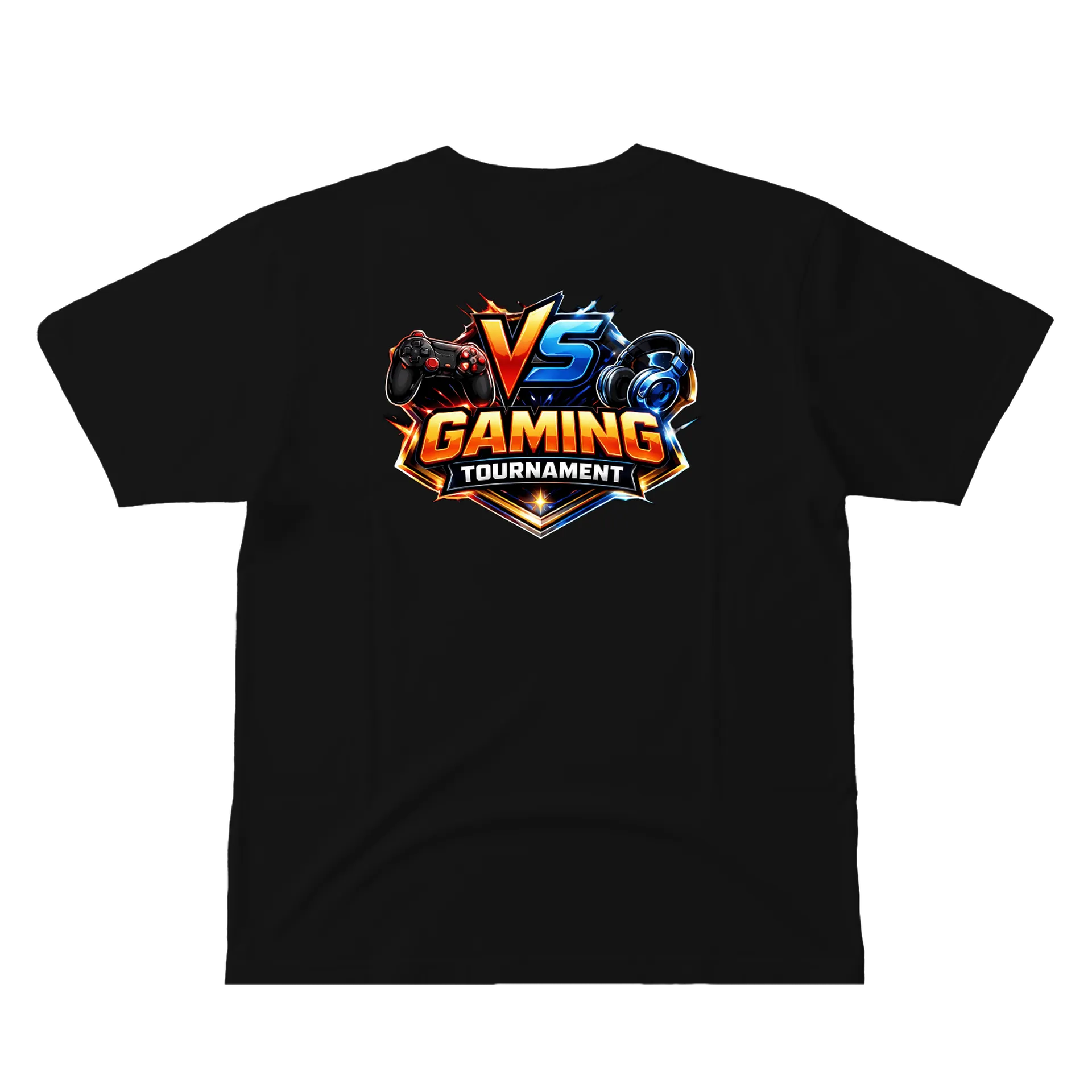 Camiseta VS Gaming Tournament Preto 100% Algodão - Imagem 3