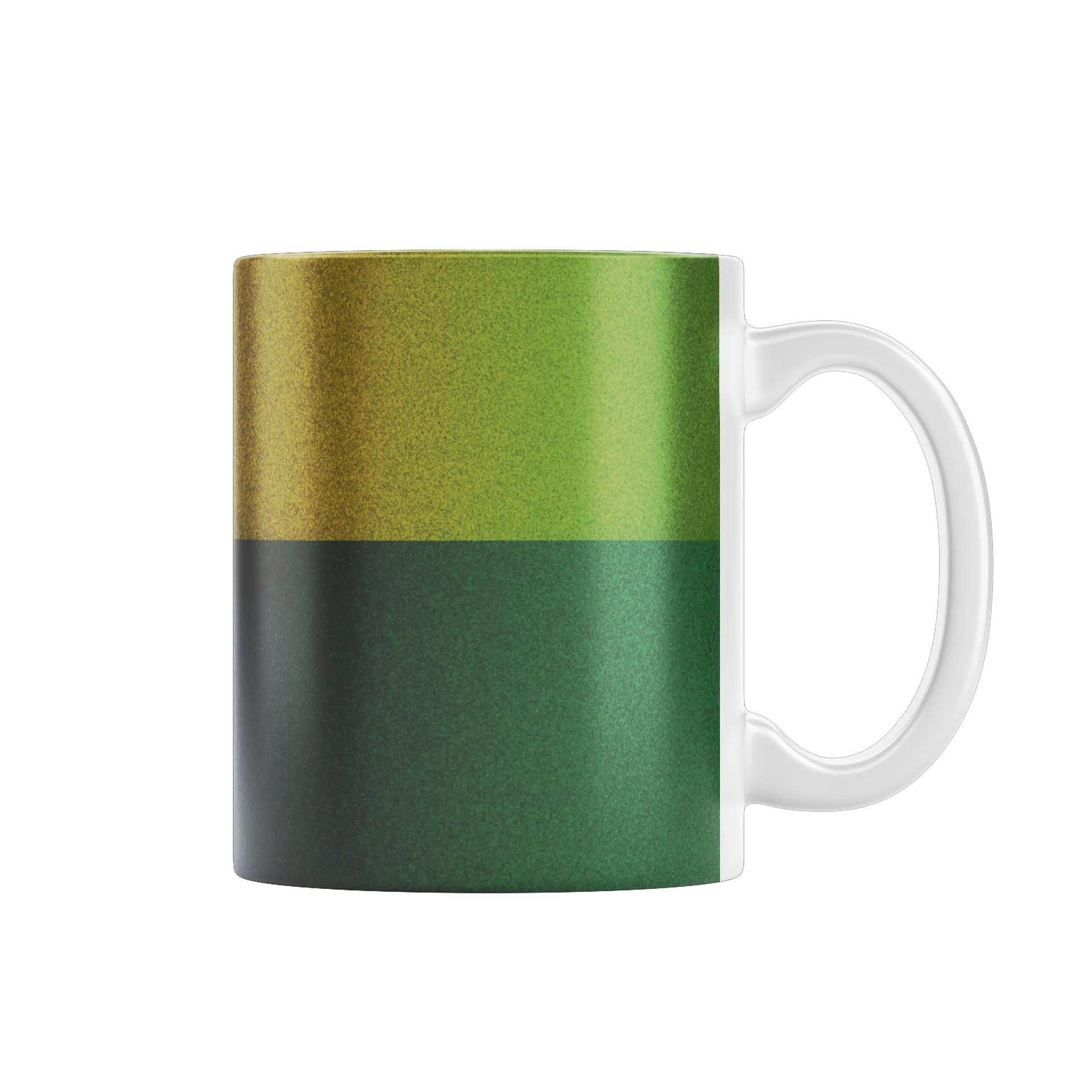 Caneca Porcelana Estampa Abstrata Multicolorida 325ml - Imagem 1