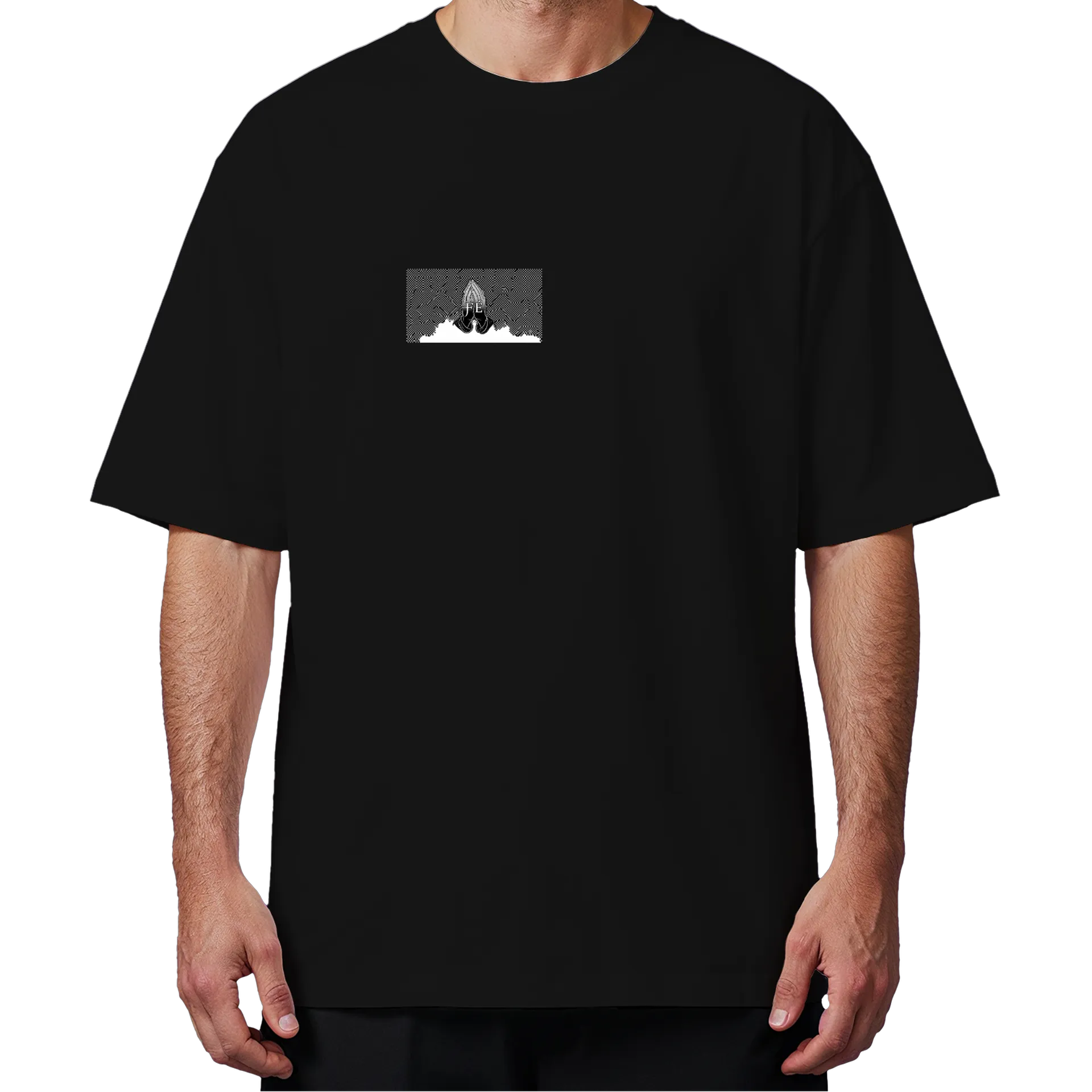 Camiseta Oversized - A Fé Move Montanhas Meu Irmão - Imagem 4