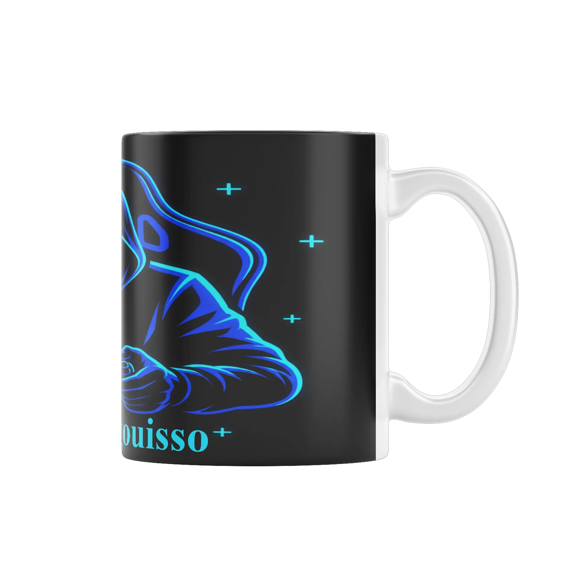 Caneca Personalizada Estampa Neon Astronauta 325ml - Imagem 1