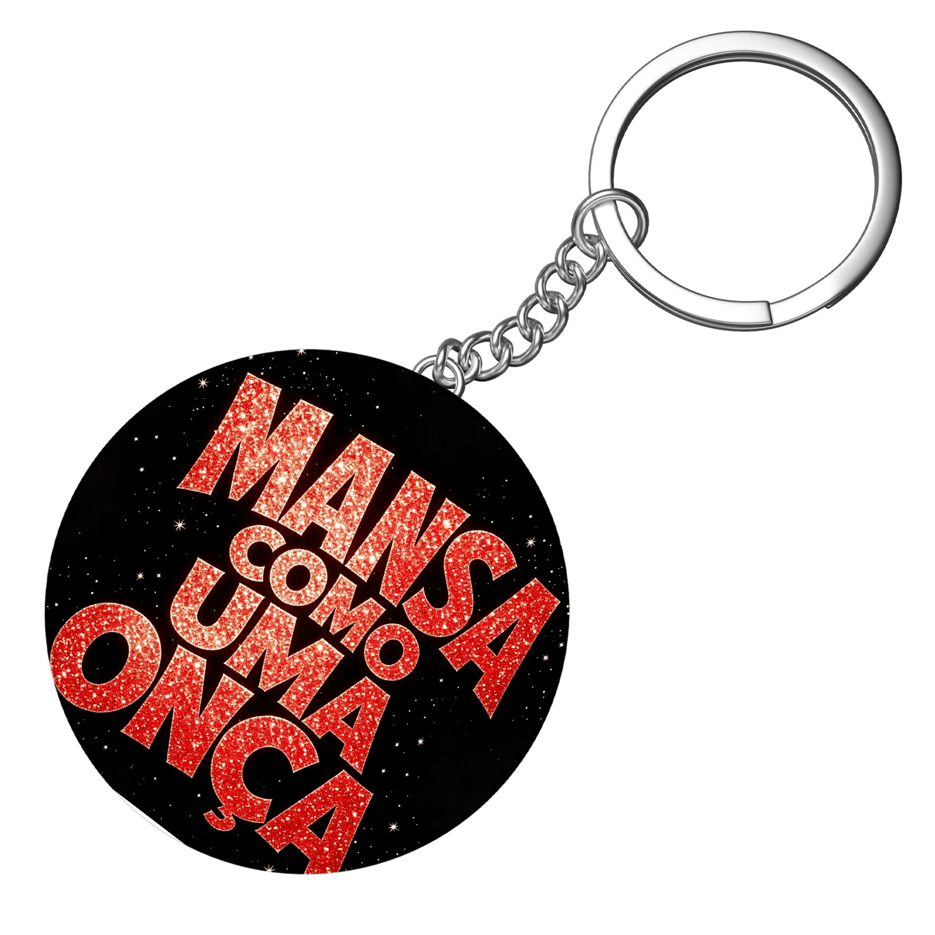 Chaveiro MDF Mensa como uma única onça - Imagem 4