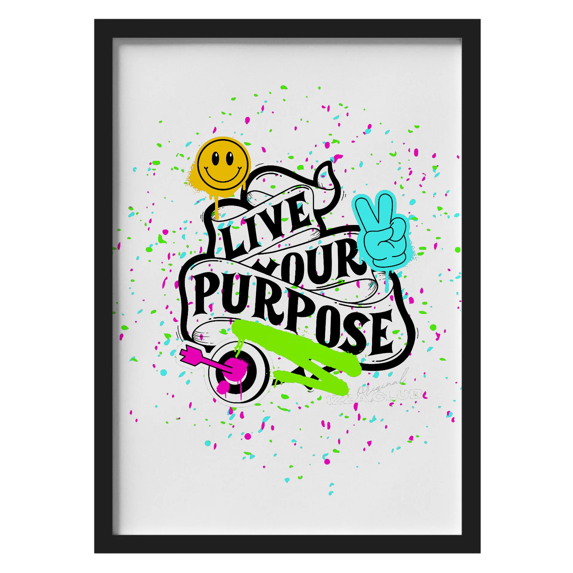 Quadro A3 personalizado de Izza Club