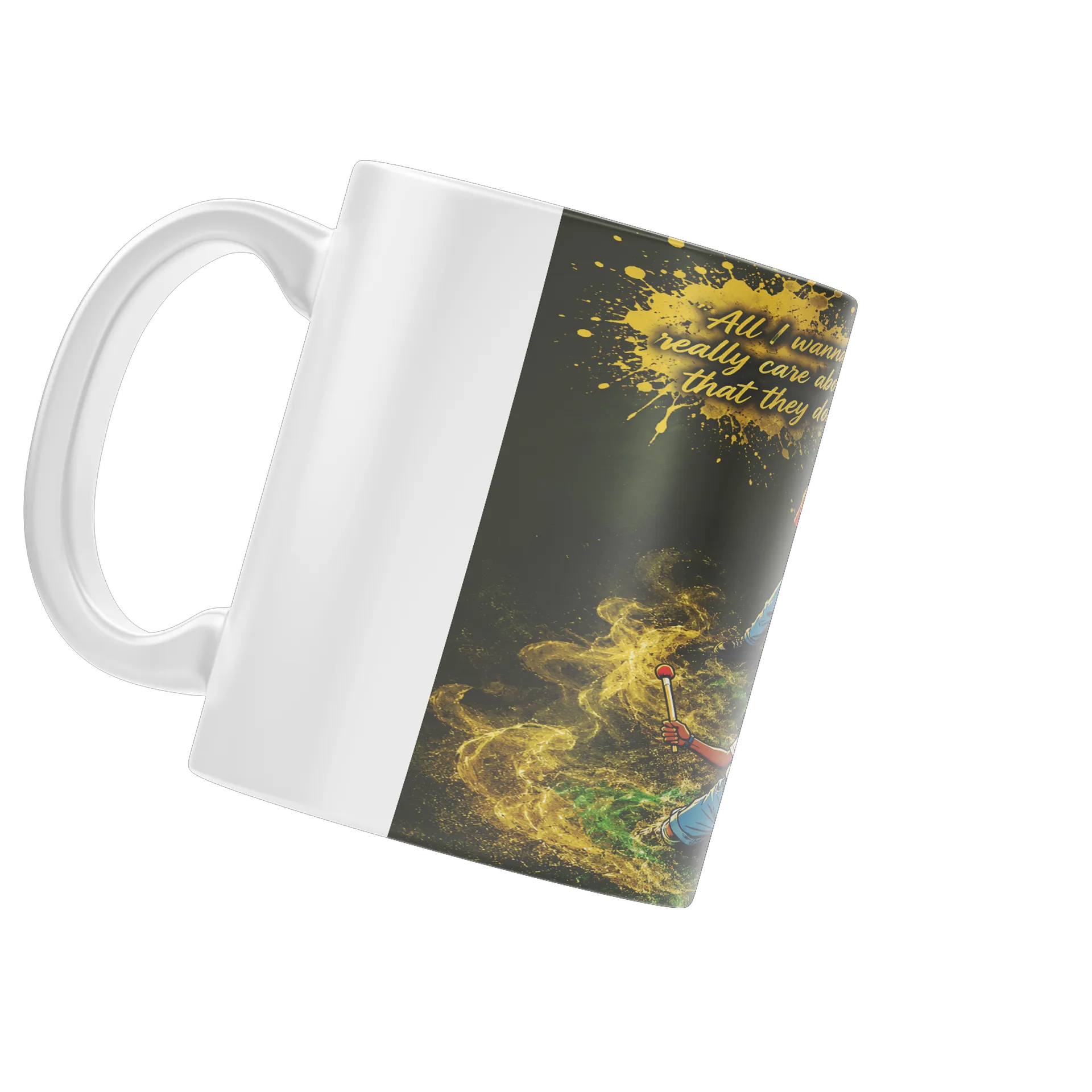 Caneca Ilustração de Percussionistas com Tambor 325ml - Imagem 3