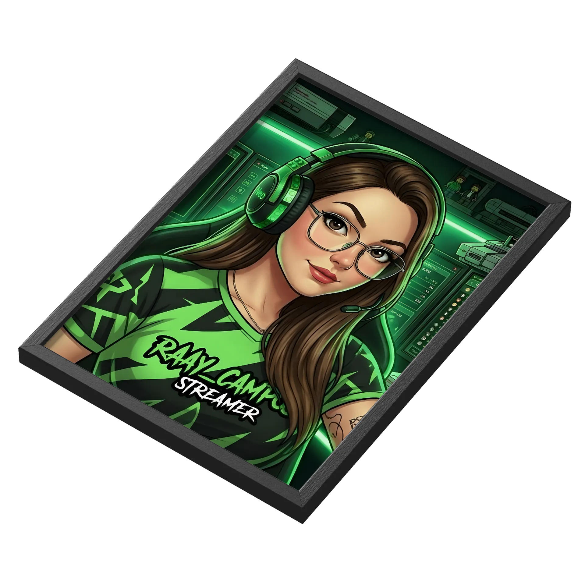 Quadro A3 personalizado Com Vidro - Imagem 3