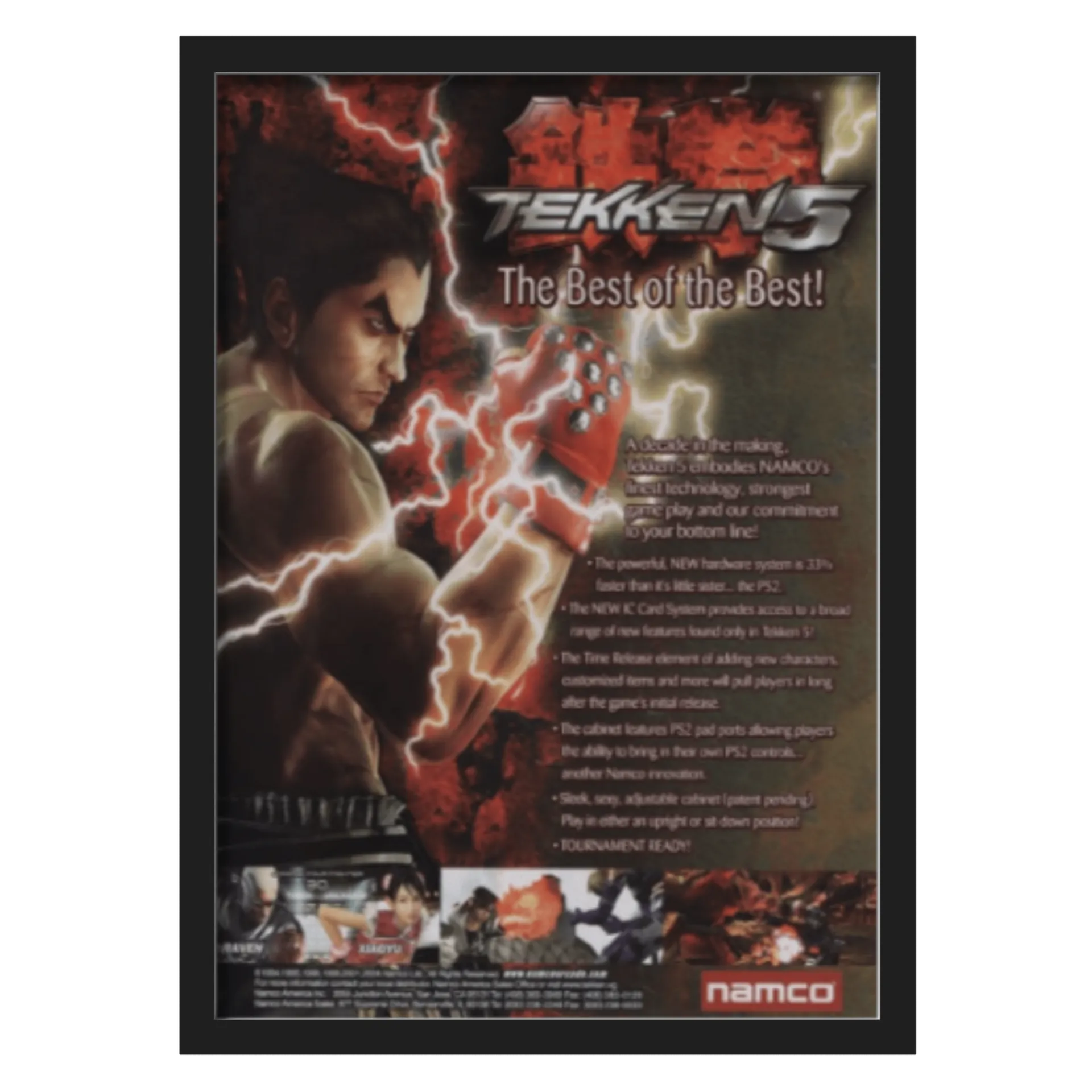 Quadro A3 TEKKEN 5 de Samas