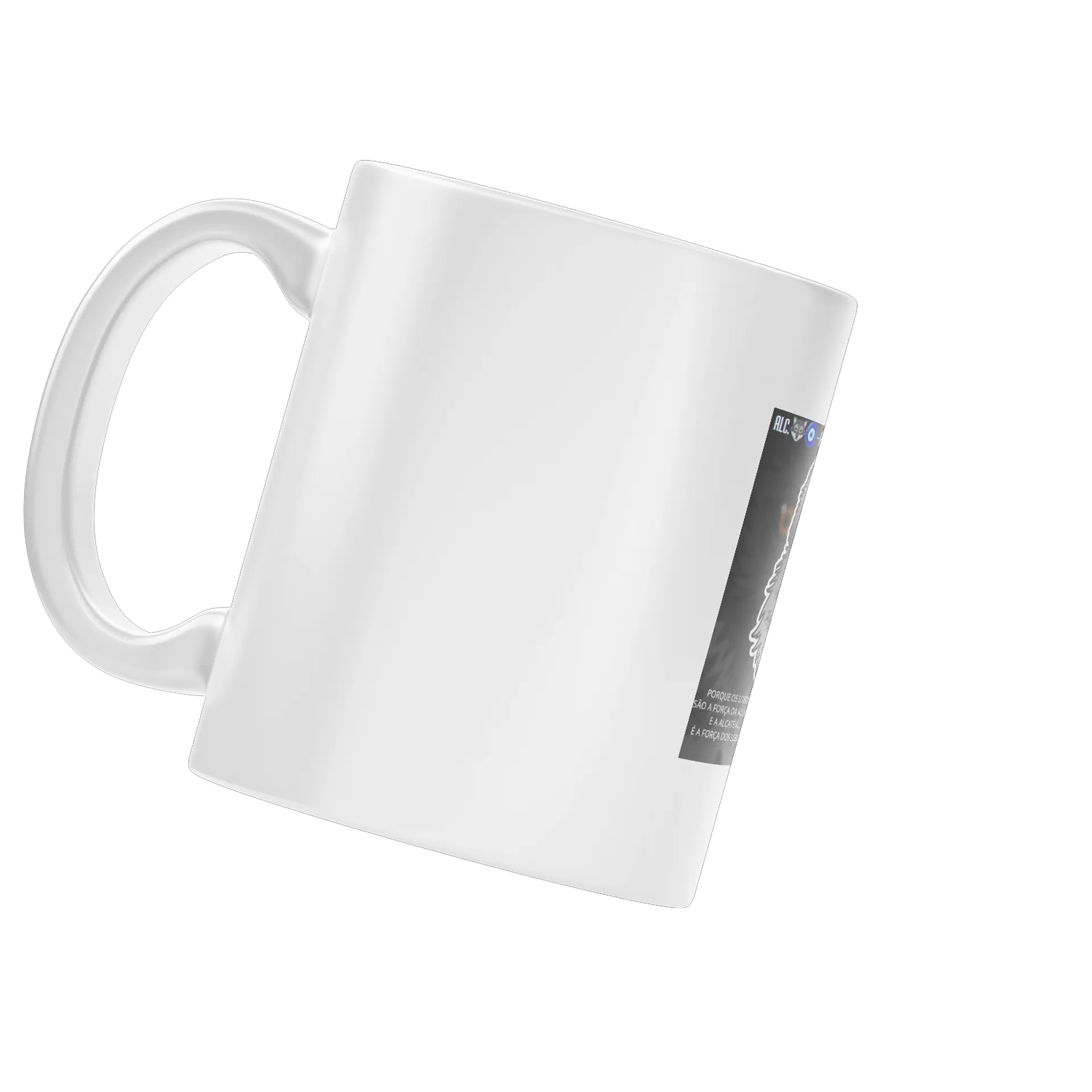 Caneca Porcelana Lobo Alcatéia 325ml de LOBO MAU🐺🧿