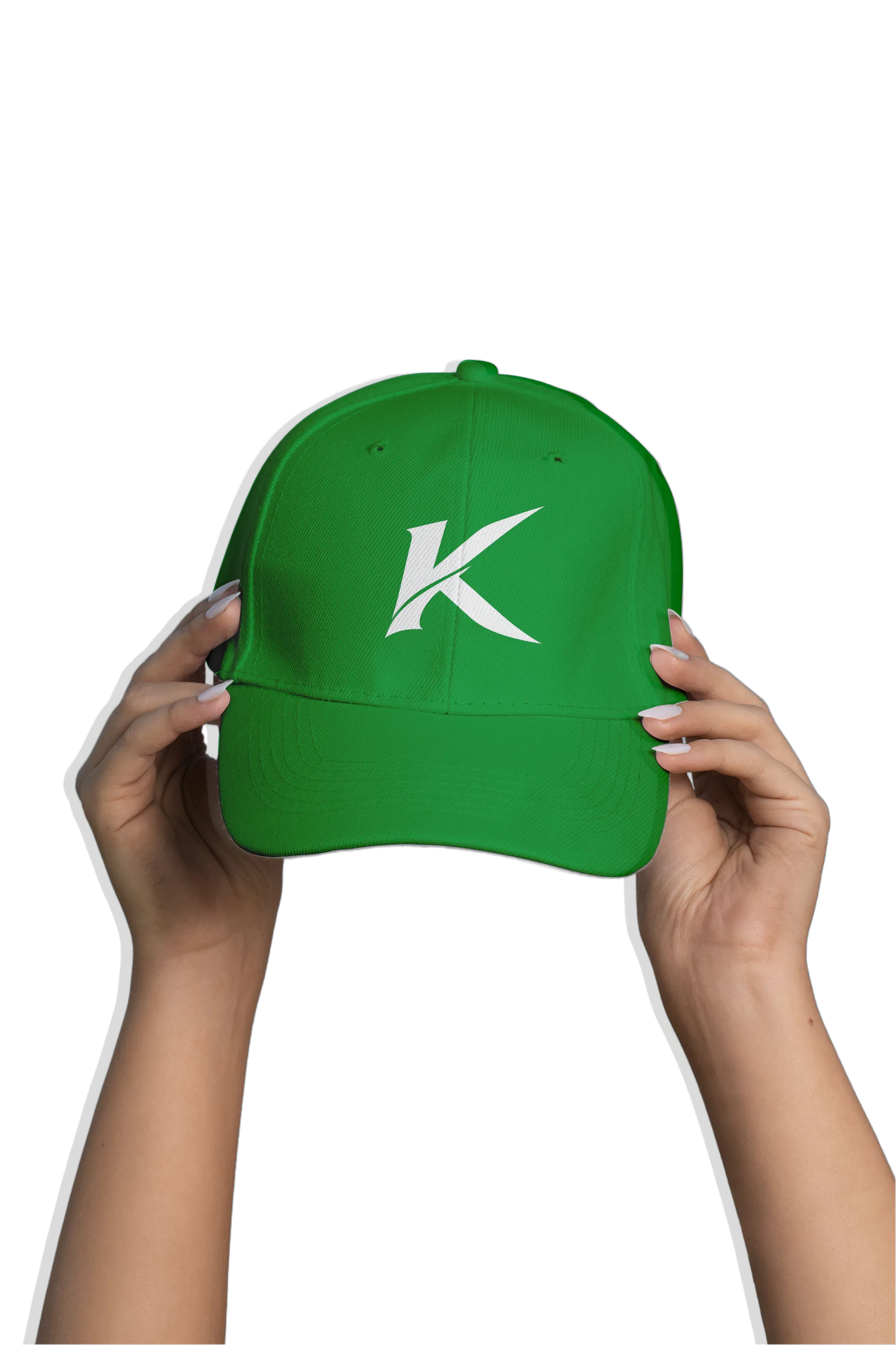 Cap Boné da Torcida Estampa Letra K Verde Tamanho Único - Imagem 3