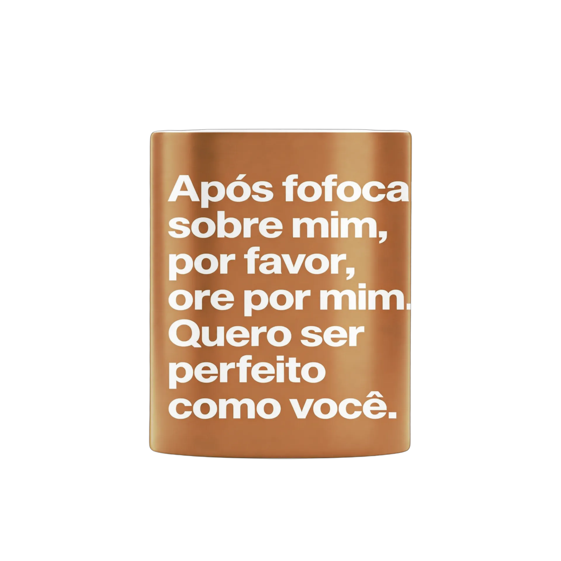 Caneca Texto Motivacional 325ml Branco de Pandora Brasil — imagem 2 de 4