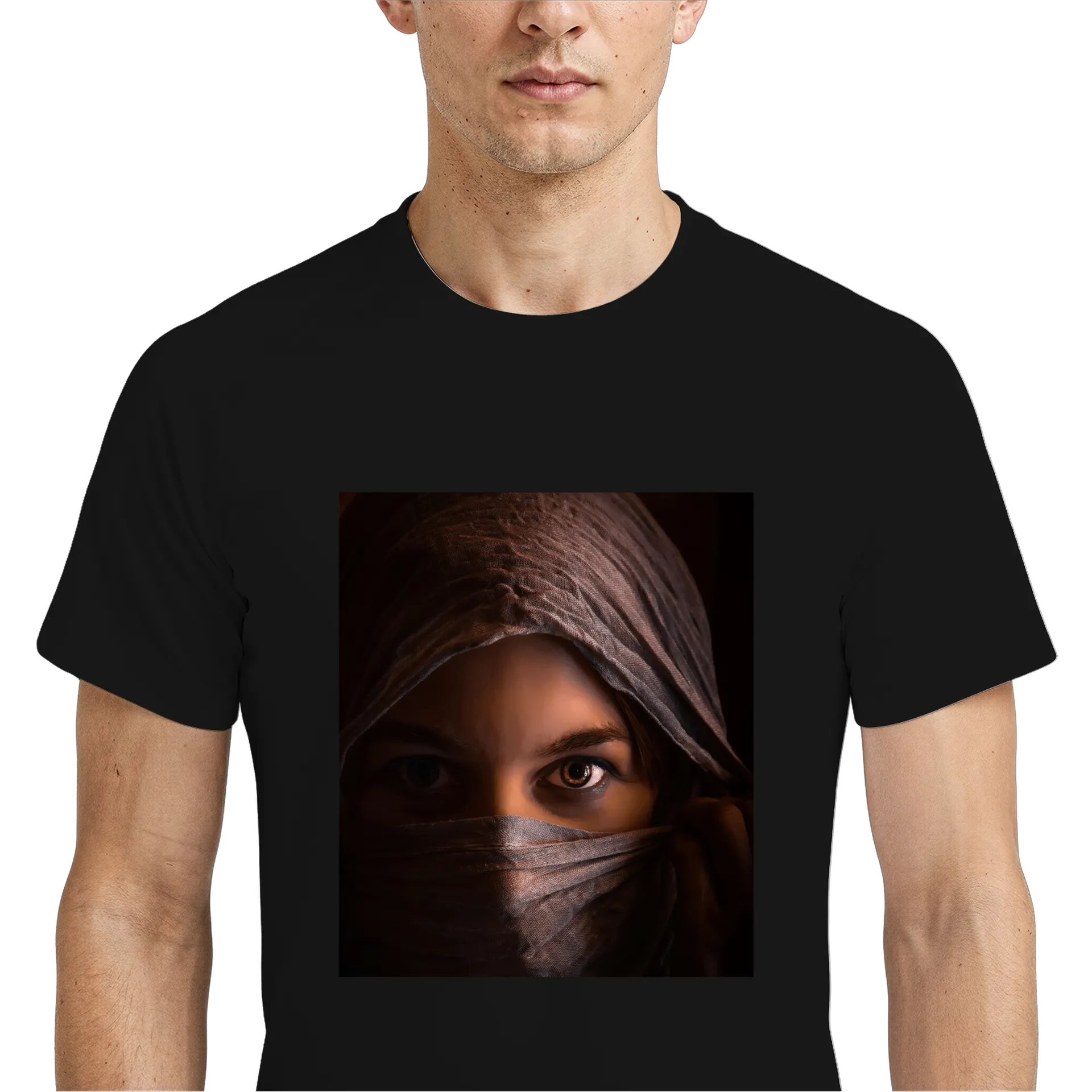 Camiseta Dry Fit Olhos Misteriosos 100% Polyester - Imagem 4