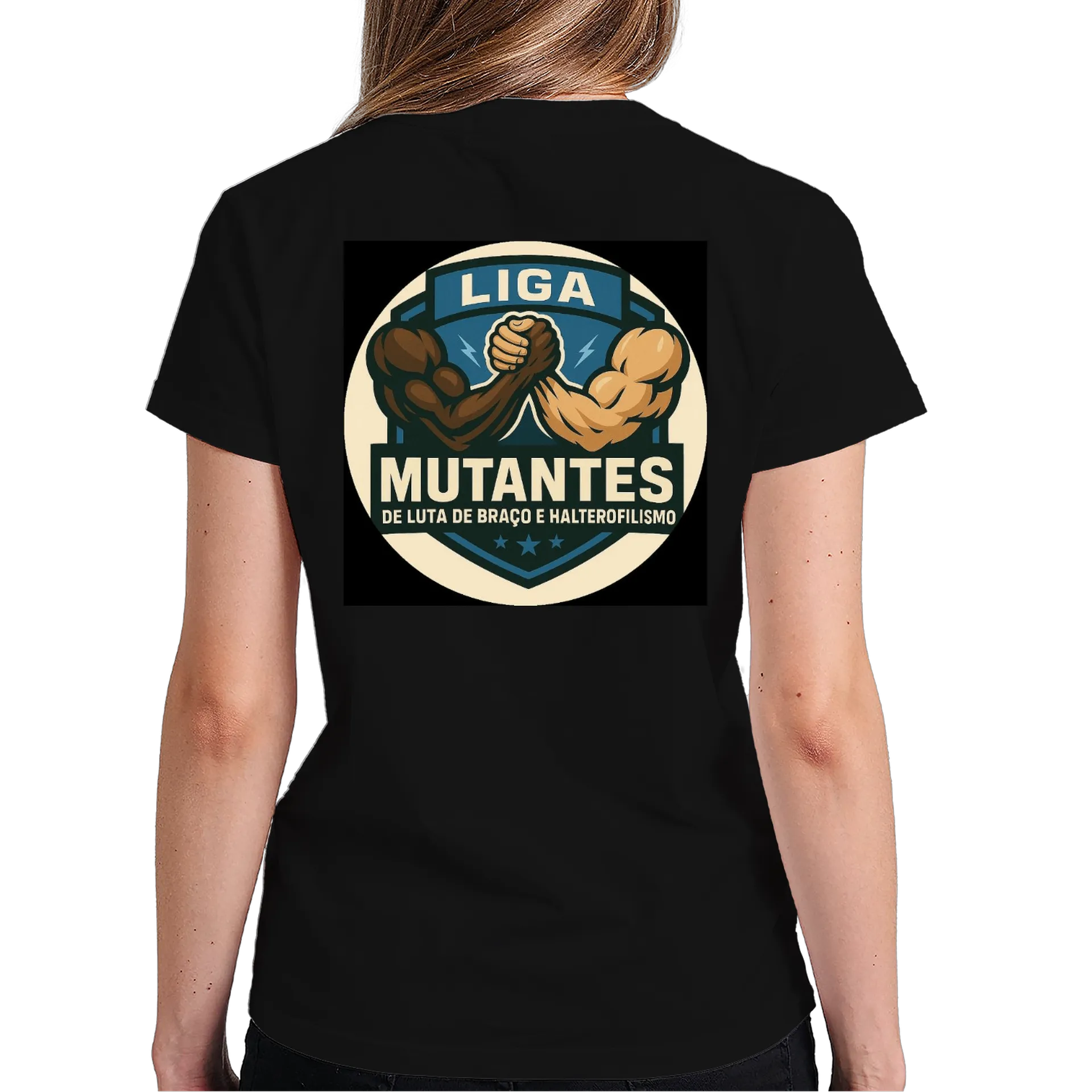 Camiseta Liga Mutantes de Luta de Braço e HSua Criatividade! - Imagem 6