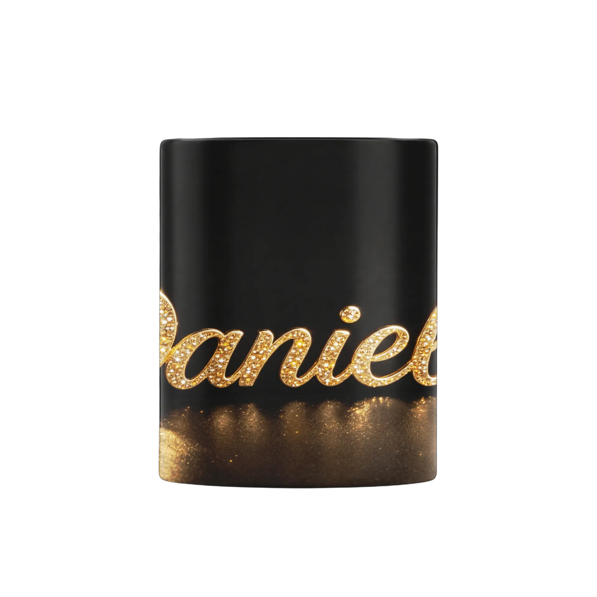 Caneca Gema Diamante Script Ouro 325ml - Imagem 1