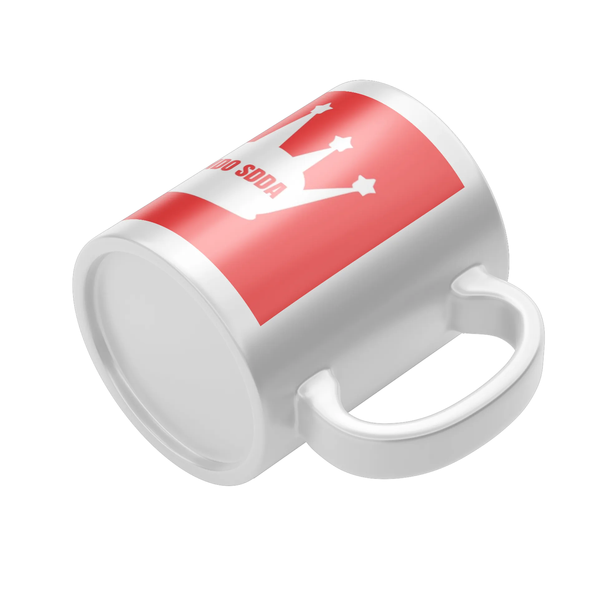 Caneca Porcelana Coroa Mundo SDDA 325ml - Imagem 4