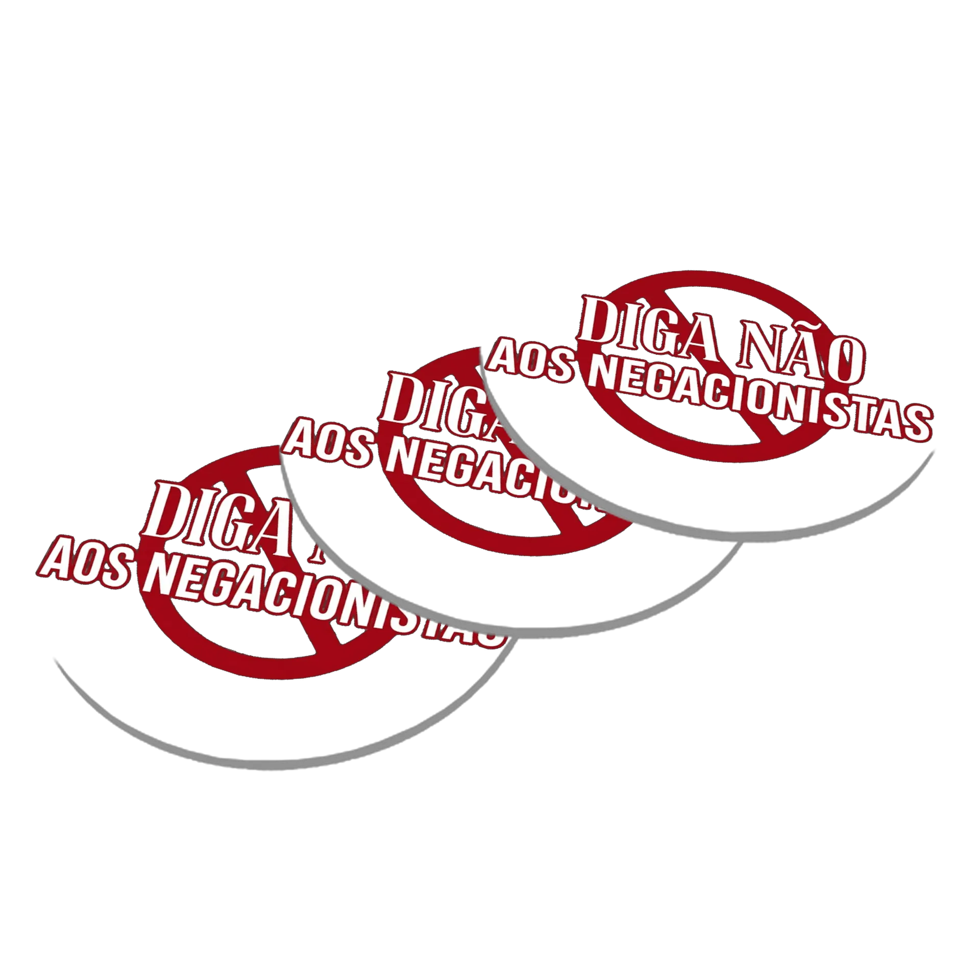 Porta-copos personalizado - não aos negacionistas - Imagem 3
