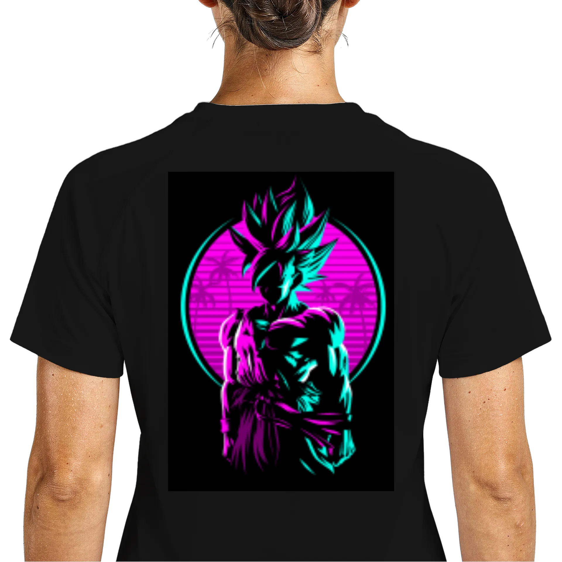 Camiseta Dry Fit Dragon Neon Retro 100% Polyester - Imagem 5