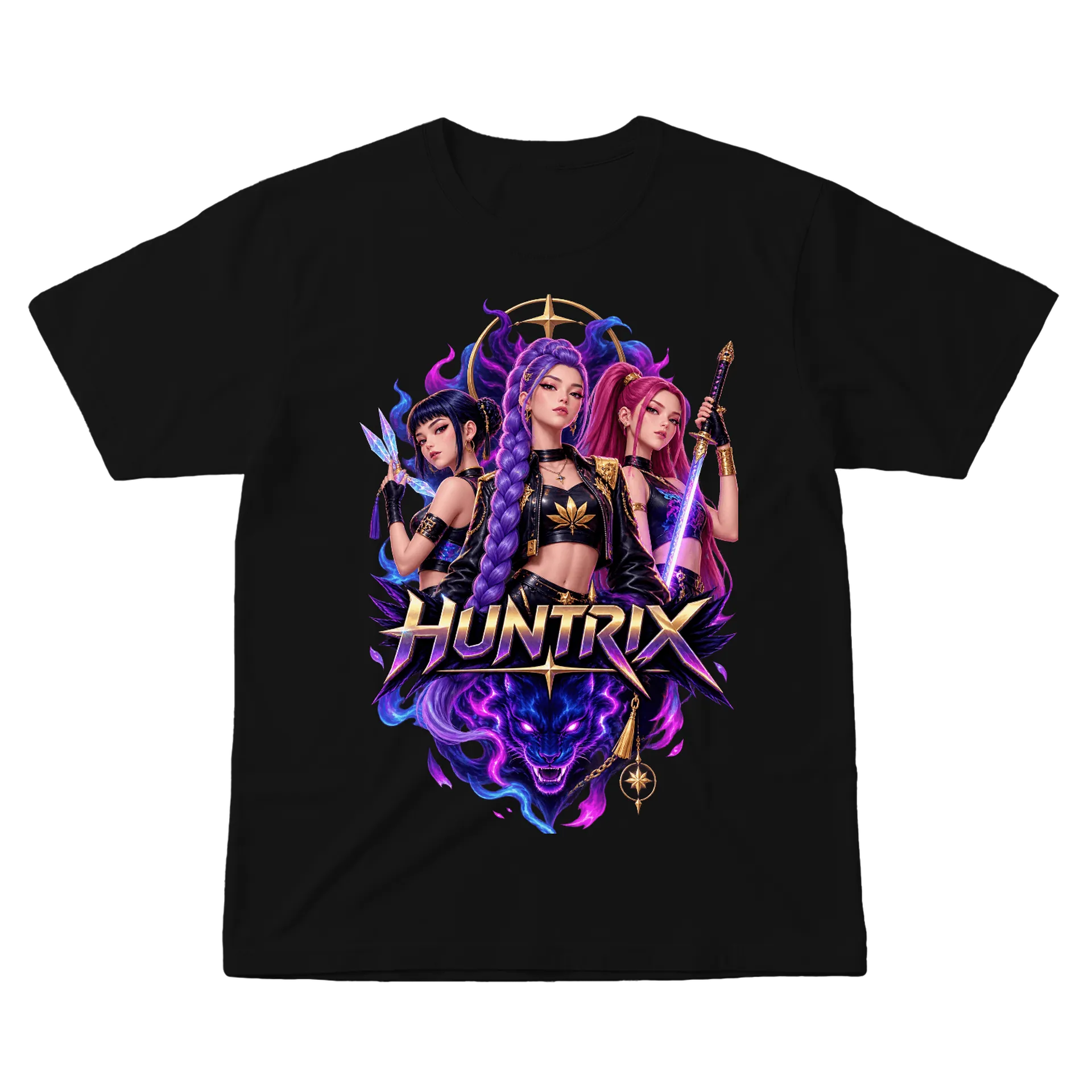 Camiseta Personalizada Guerreiras do Kpop de Essenza Art — imagem 1 de 6