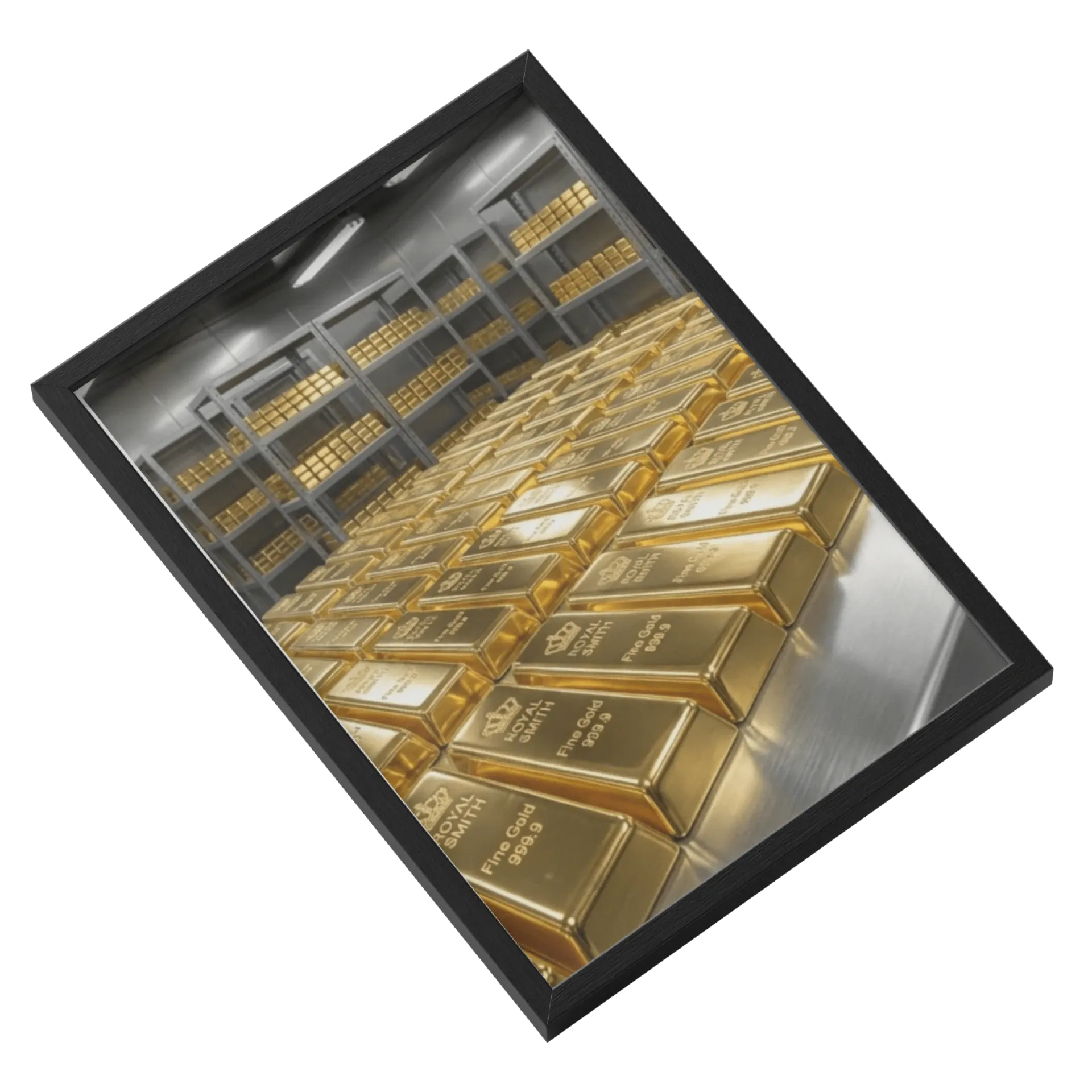 Quadro da imagem de barras de ouro  - Imagem 2