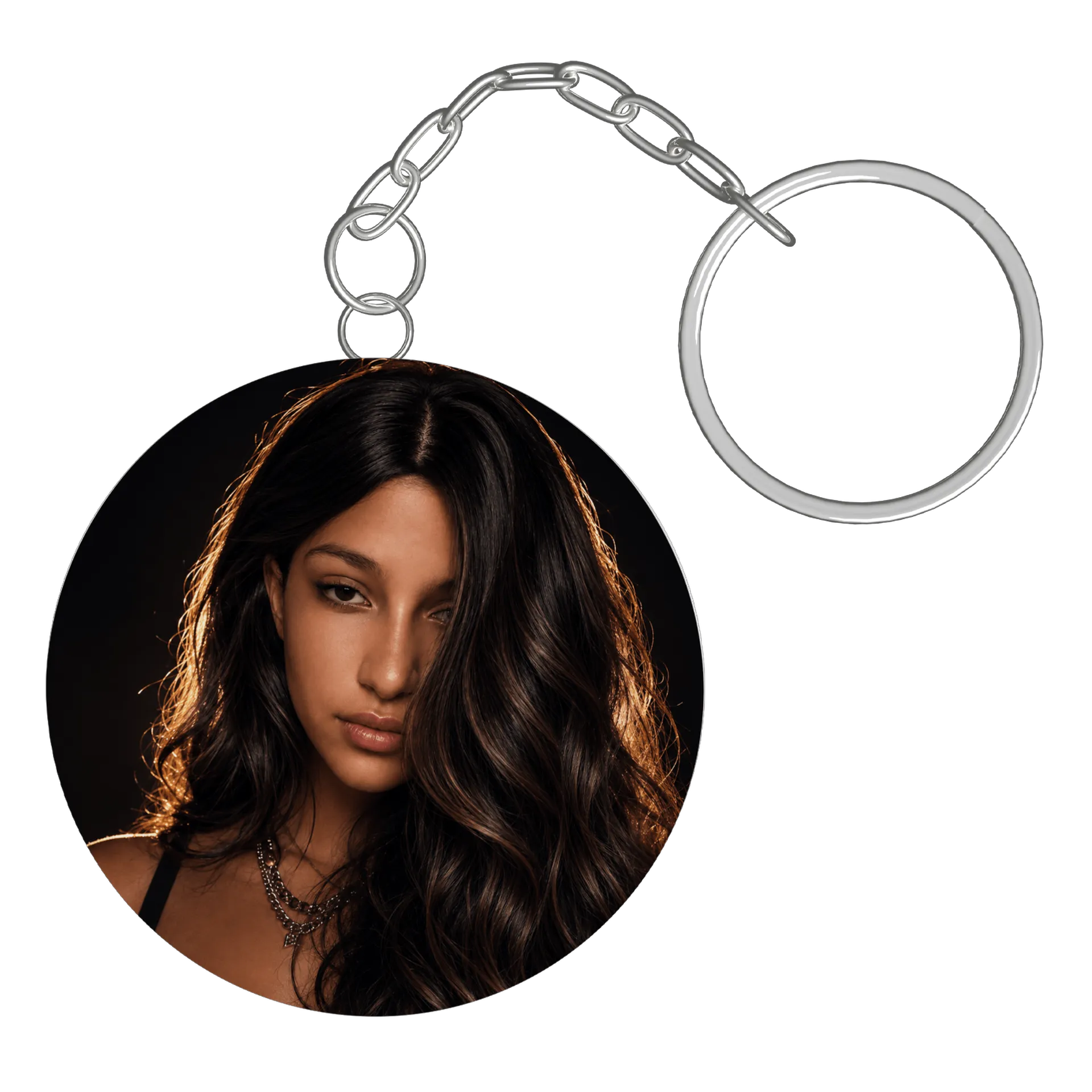 Chaveiro MDF   FABY BELL   Estilizada Metalizada de FABY BELL — imagem 2 de 3