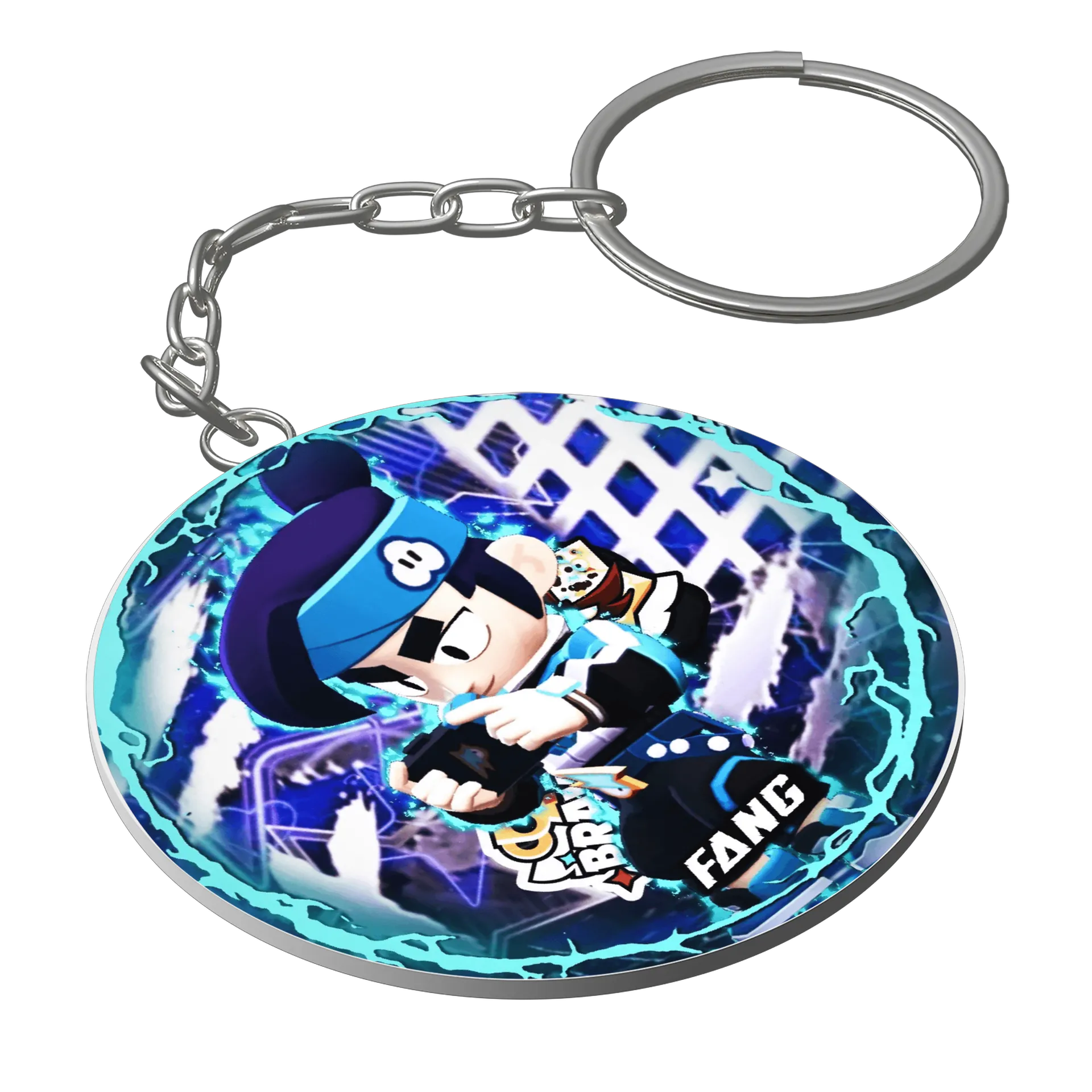 Chaveiro personalizado fang brawl stats - Imagem 1