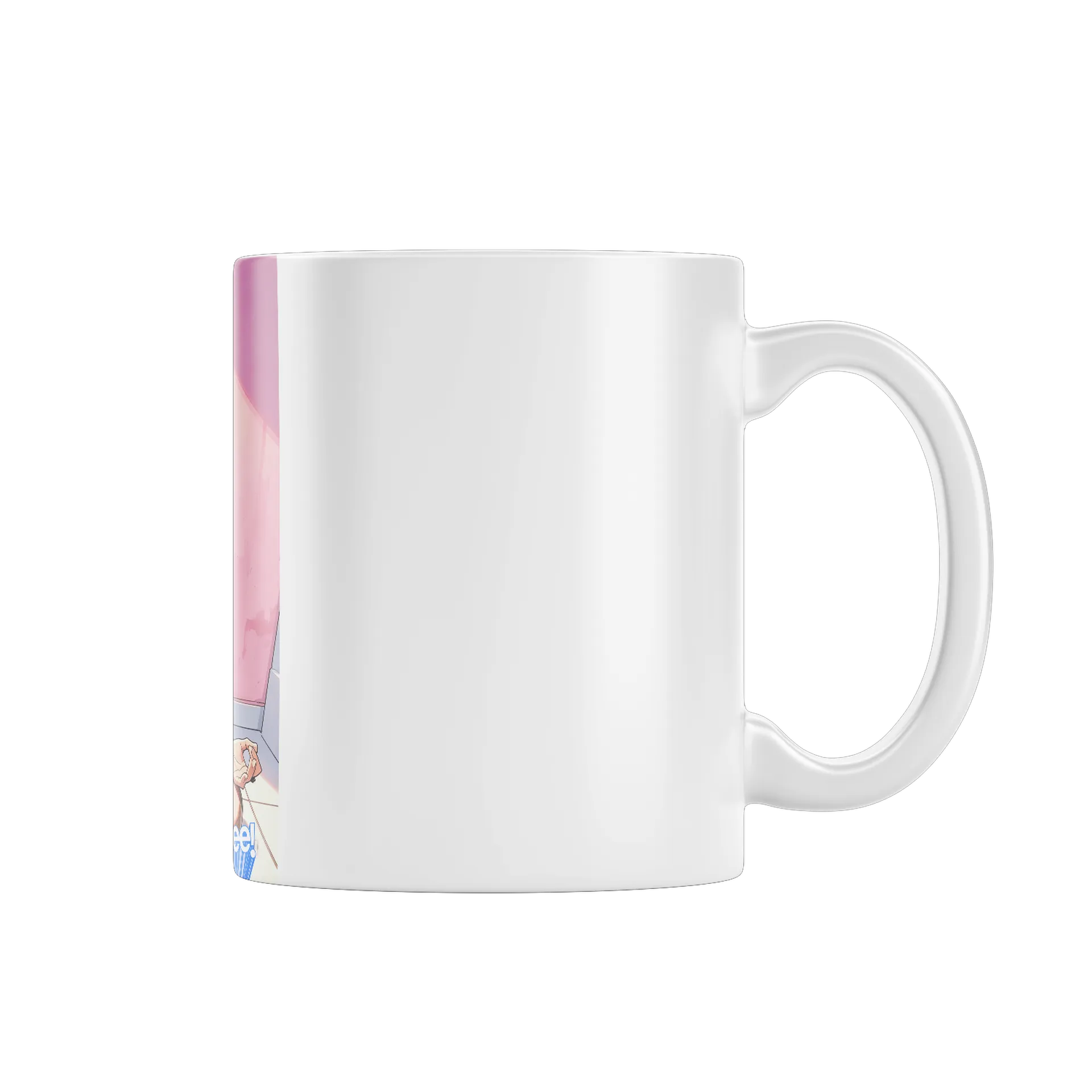 Caneca Ilustração Meditativa Personagem Meditação 325ml - Imagem 1