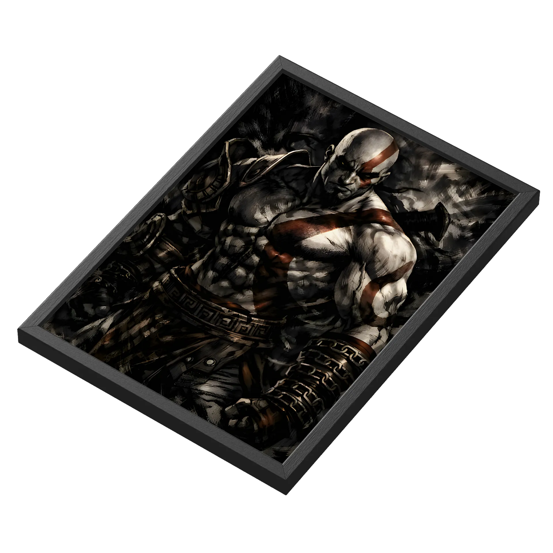 Quadro A3 Ghost of Sparta A1 Com Vidro - Imagem 3