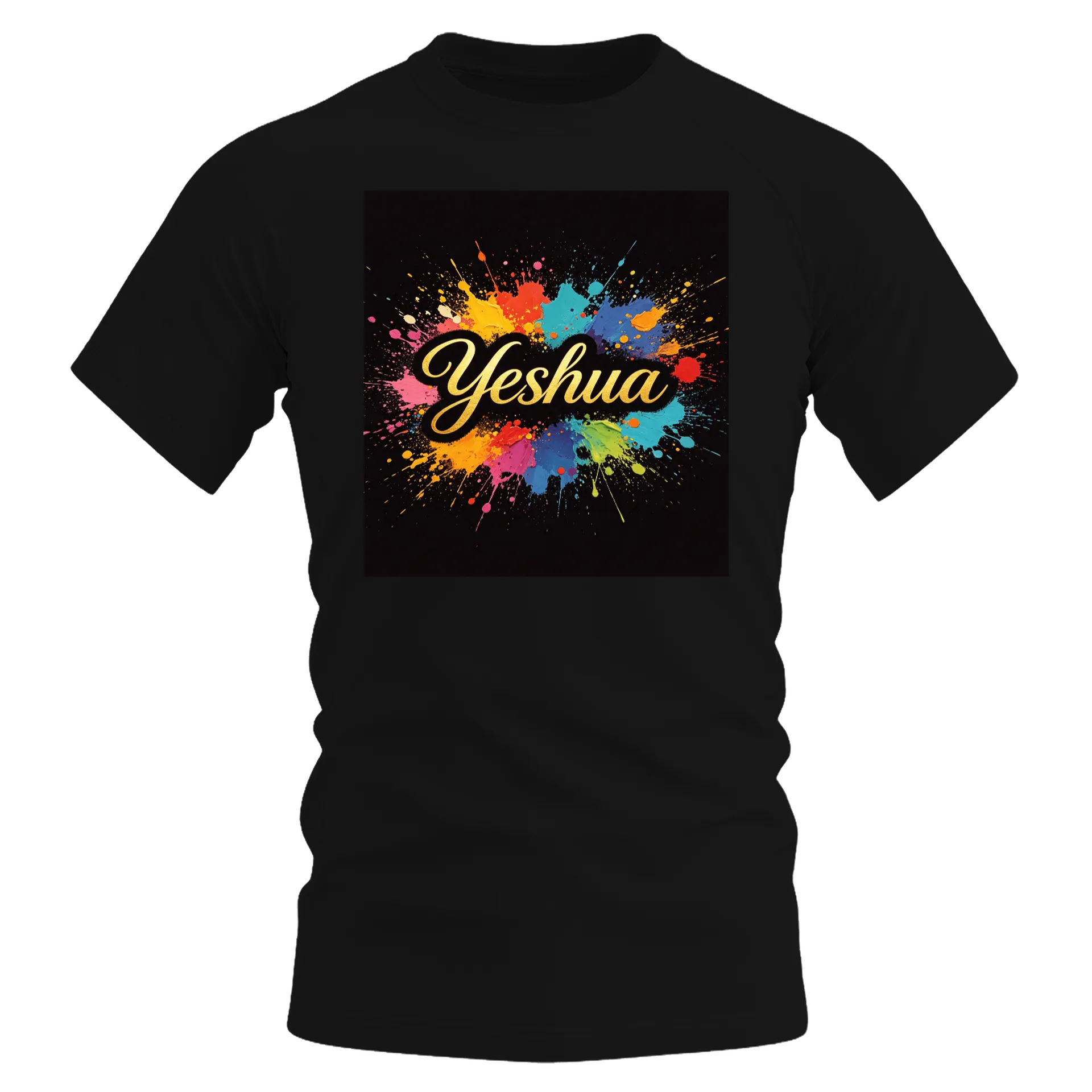 Camiseta Dry Fit Artístico Esparrama Cores Neon Respirável - Imagem 1