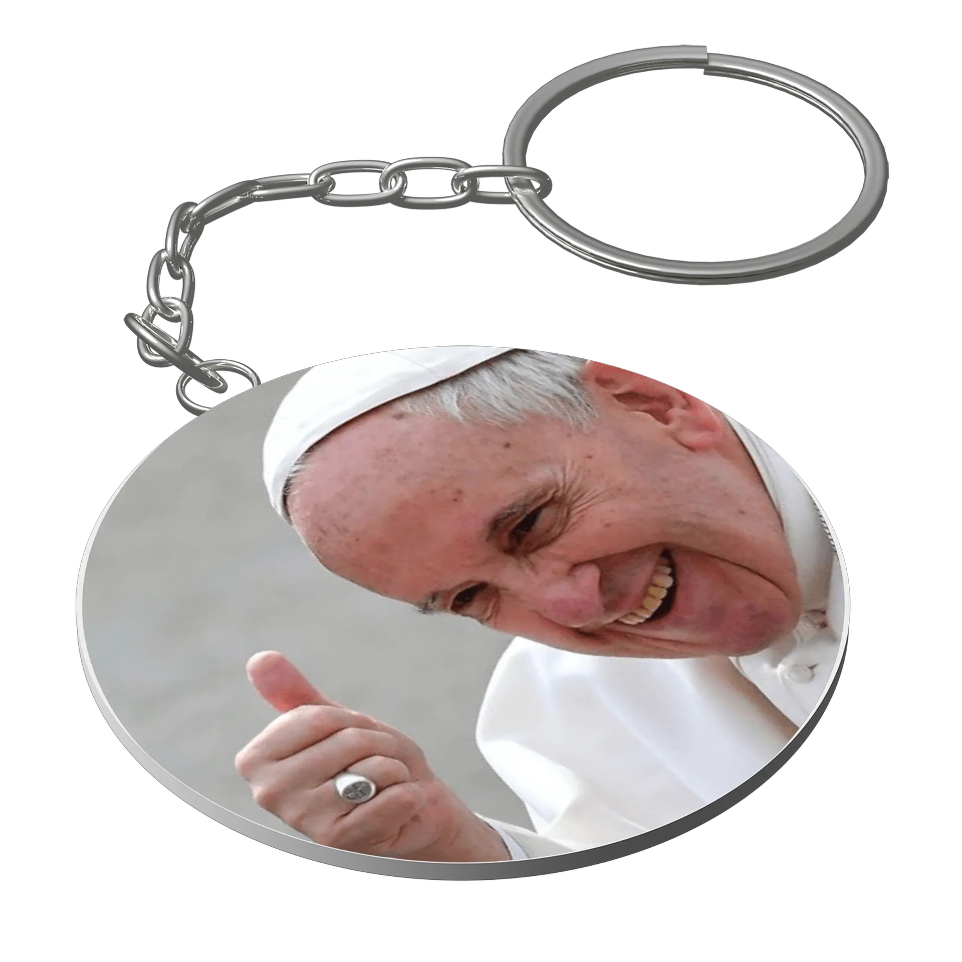 Chaveiro - Joinha Abençoado - Papa Francisco de VERITAS
