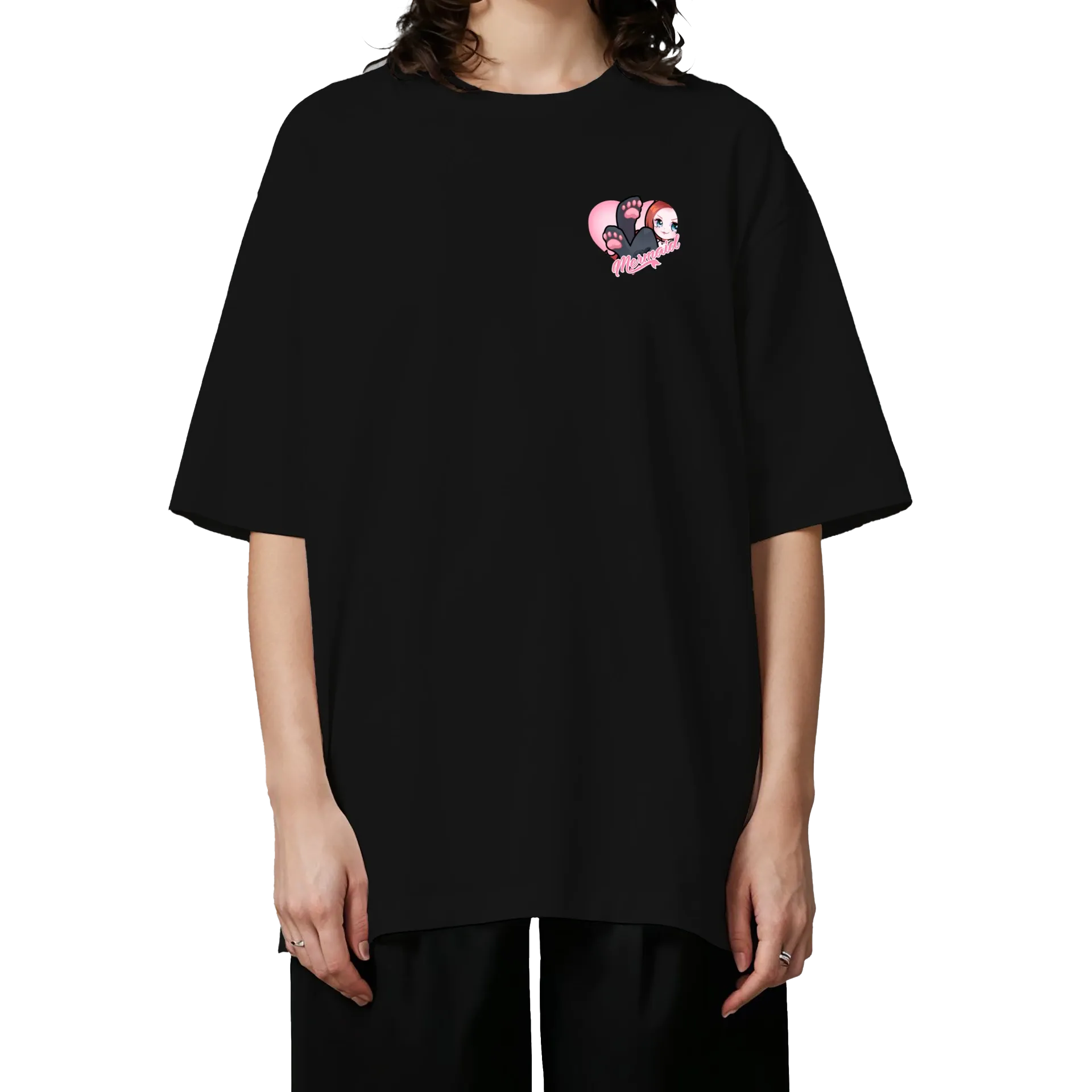 Camiseta OversizedMermaid 🩷 Paws Collection 🐾 - Imagem 3