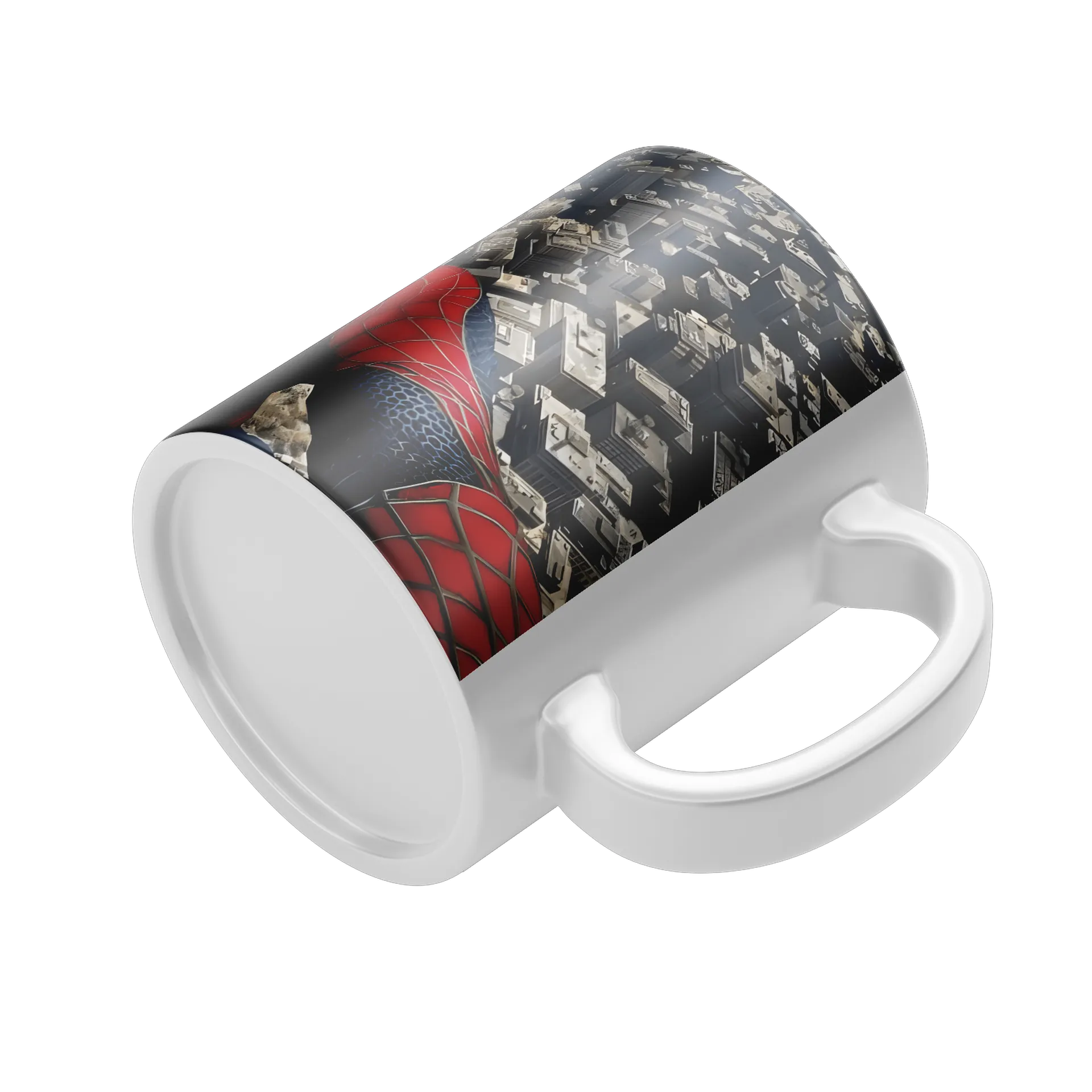 Caneca Cerâmica Homem-Aranha Em Ação 325ml - Imagem 4