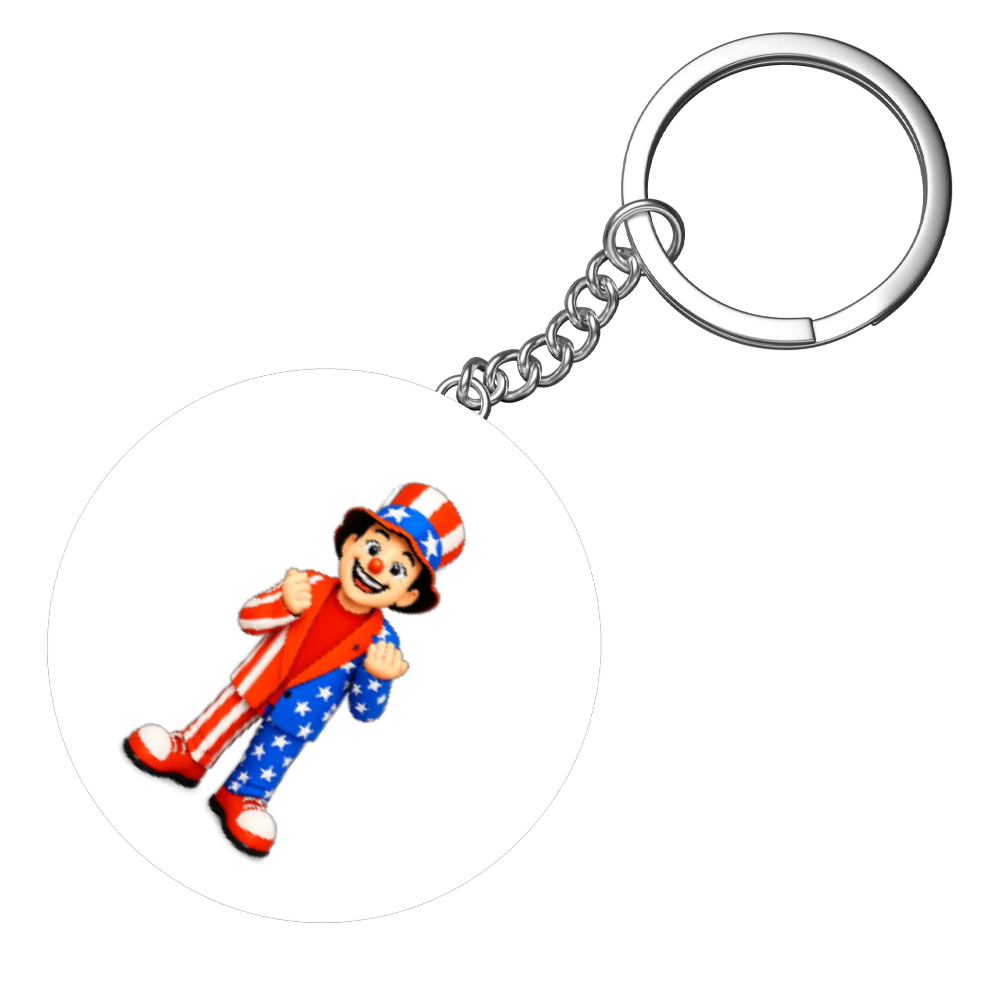 Chaveiro MDF Palhaço Estilo Cartoon - Imagem 4