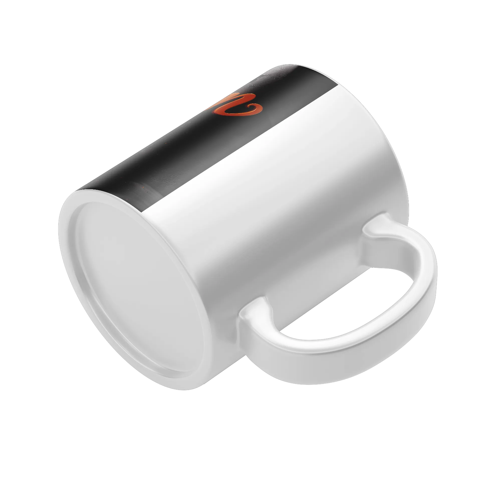 Caneca Halloween Abóbora Macabra Tipografia Laranja 325ml - Imagem 4