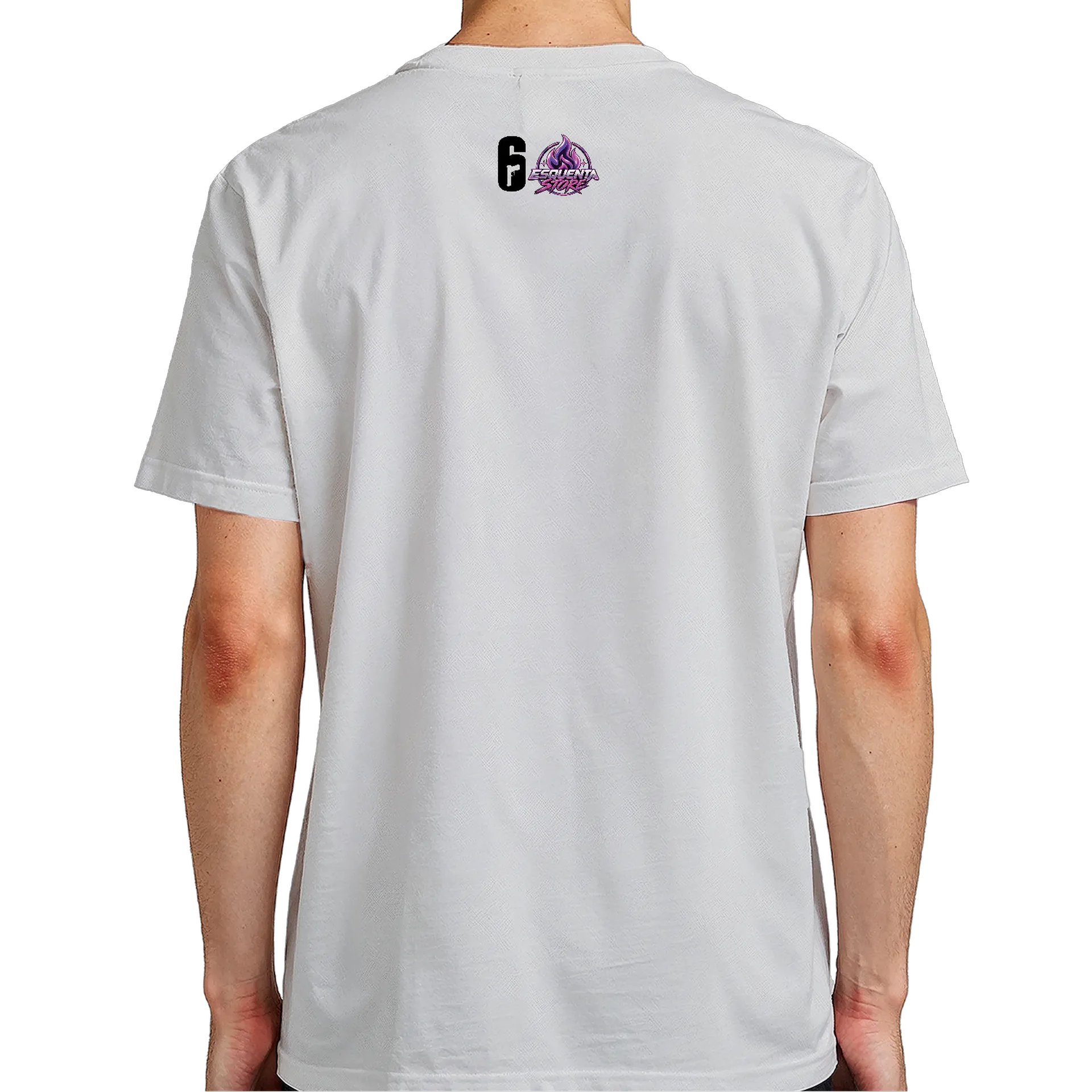 Camiseta Unissex Eat, Sleep, R6, Repeat de Esquenta Store — imagem 6 de 6