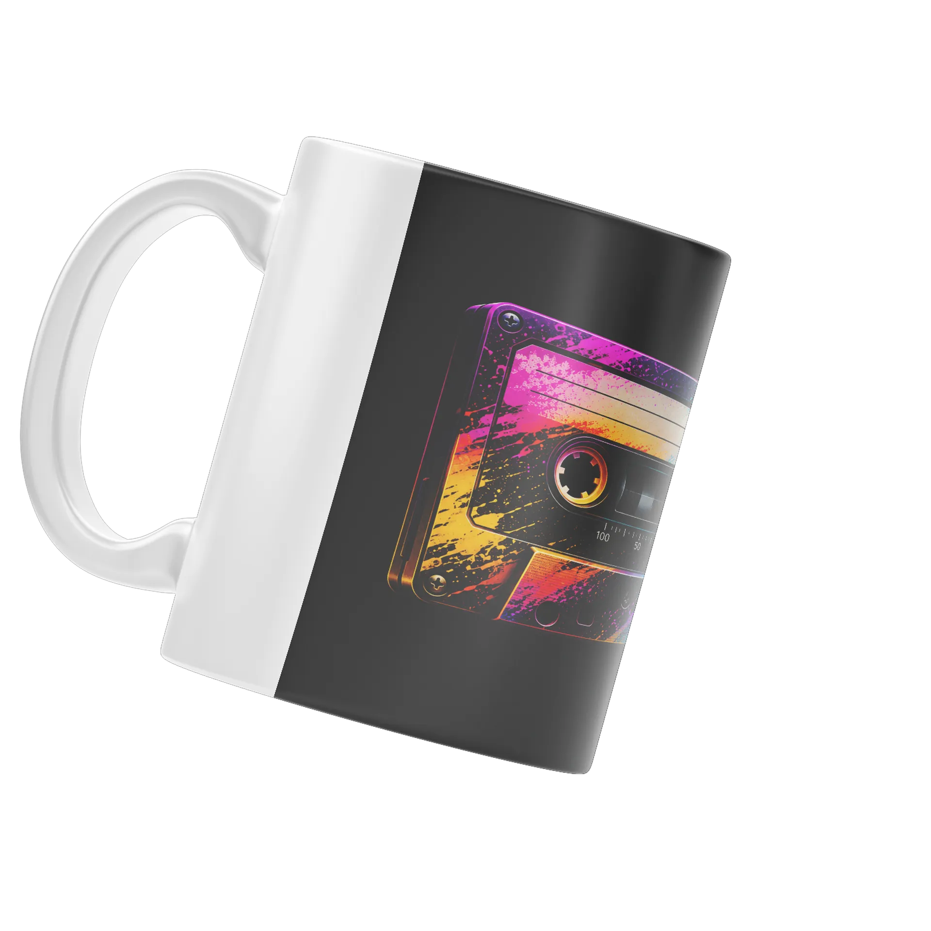 Caneca Porcelana Multicor Cassete Cassete 325ml - Imagem 4