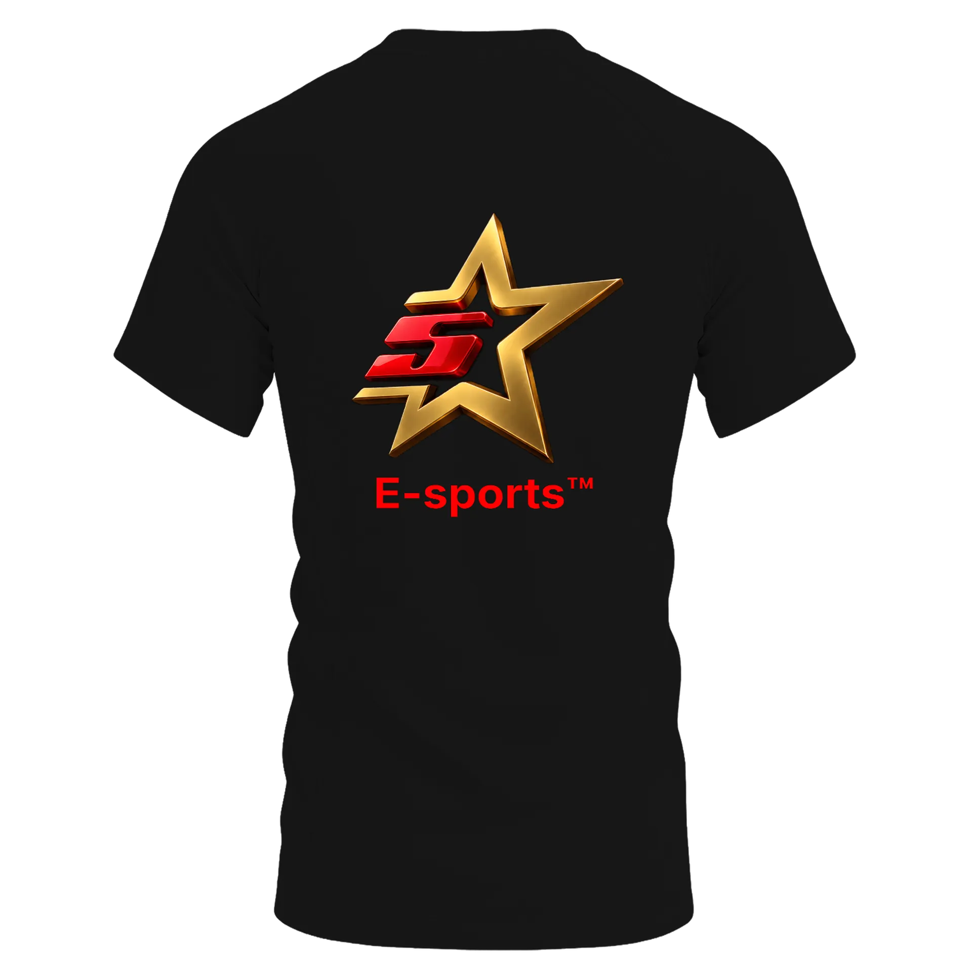 Camiseta Dry Fit Simples Star E-sports oficial Gold Red - Imagem 2