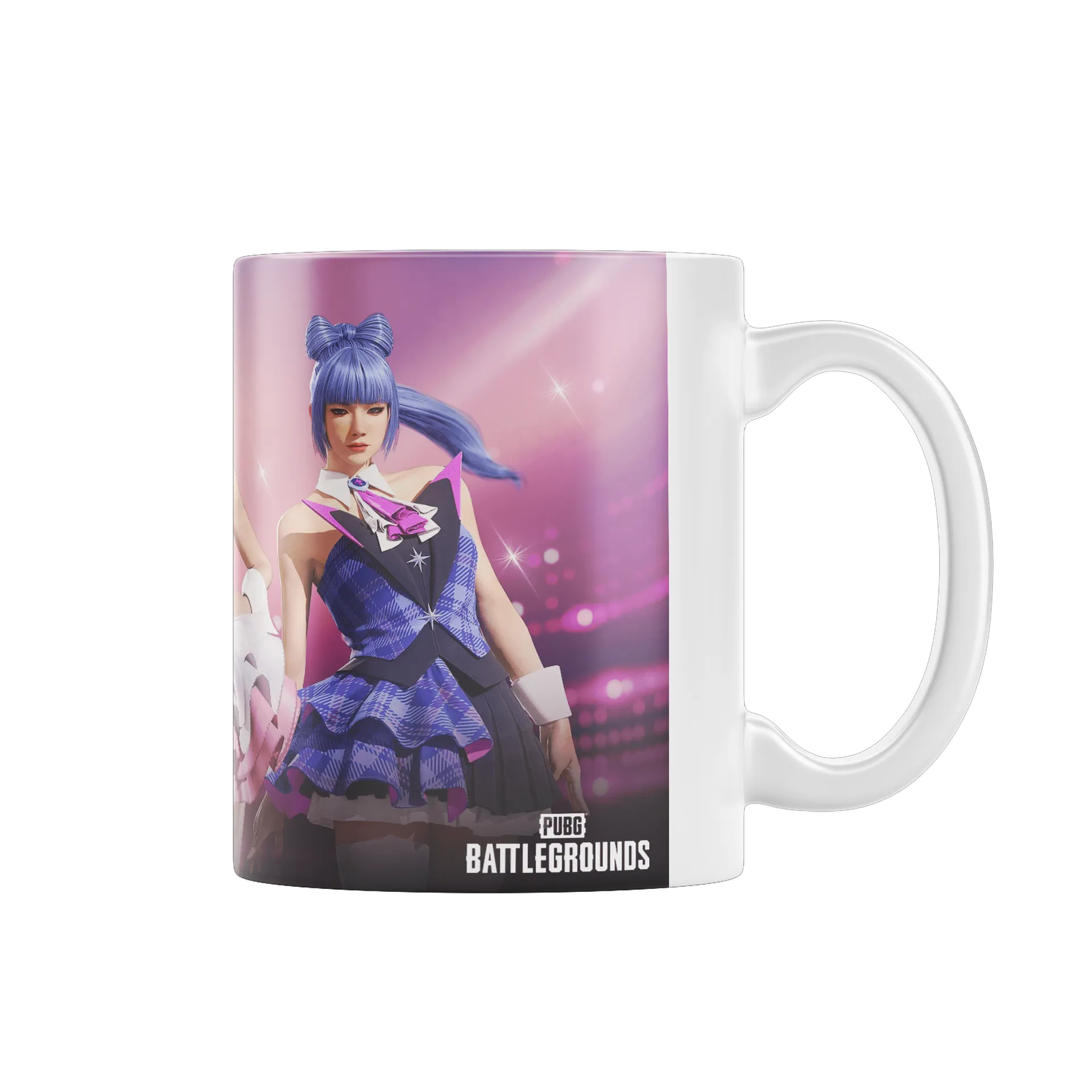 Caneca PUBG Battlegrounds Personagens de Anime 325ml - Imagem 1