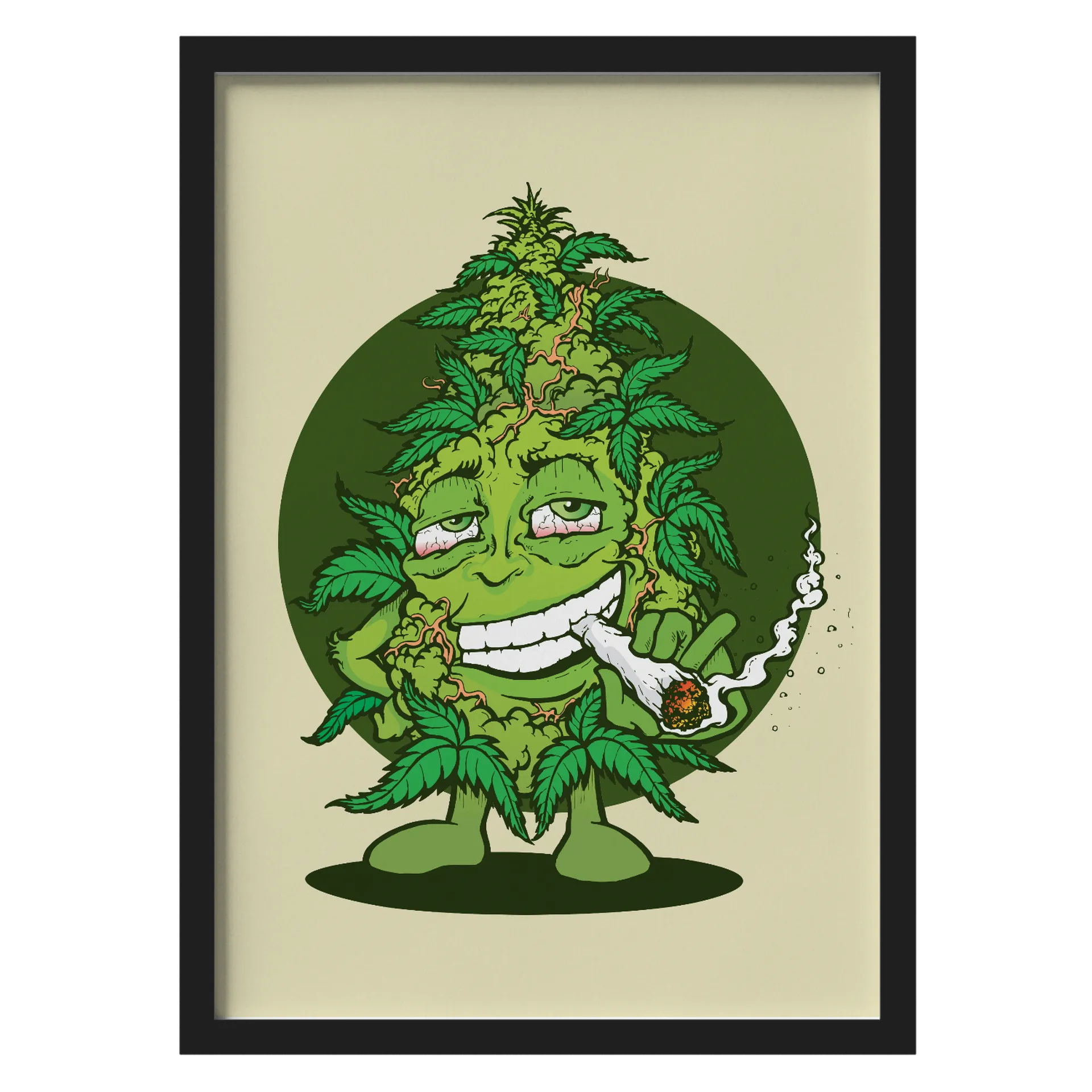 Quadro Personagem Bud Sorridente A3 - Imagem 1