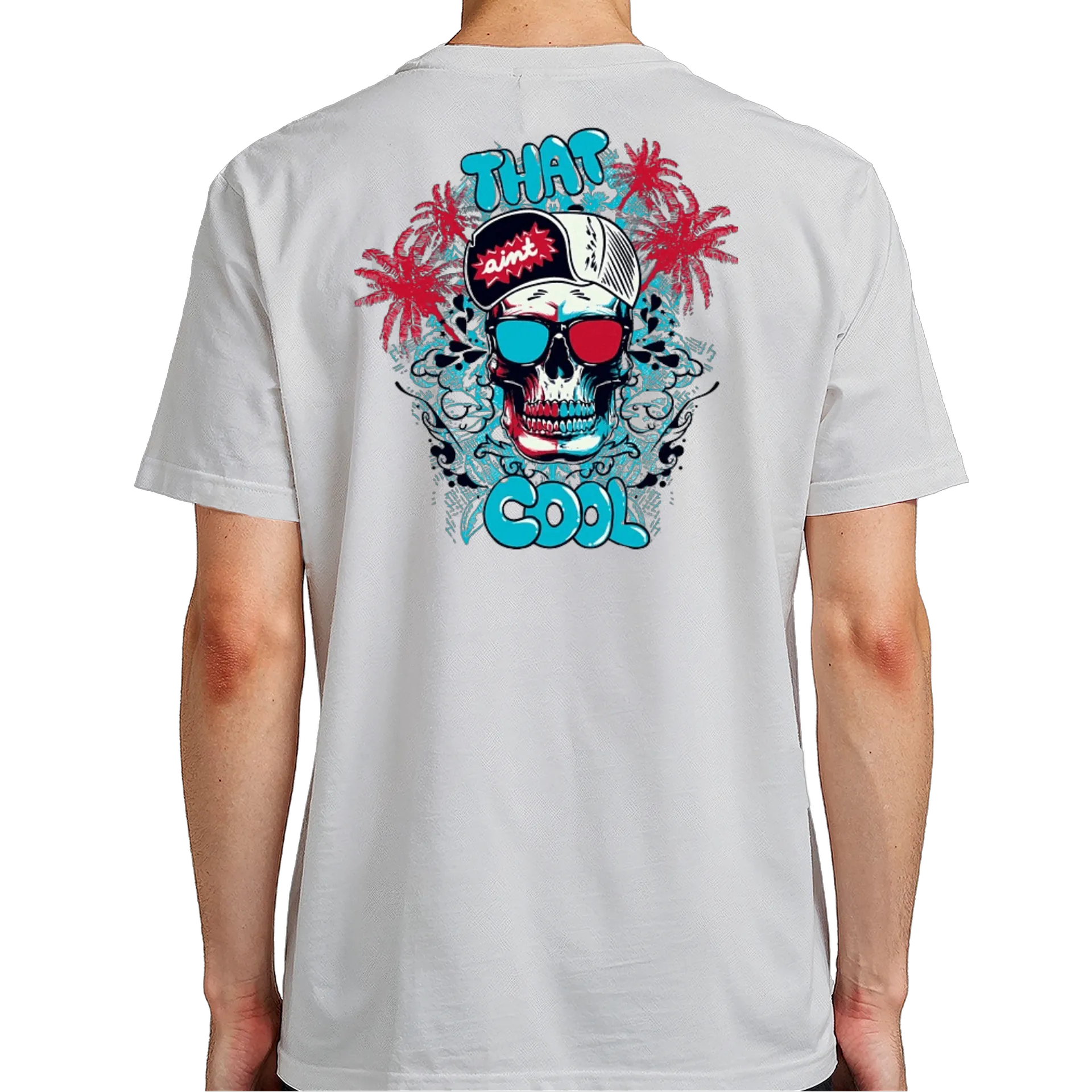 Camiseta Estampa Caveira Colorida 100% Algodão - Imagem 7