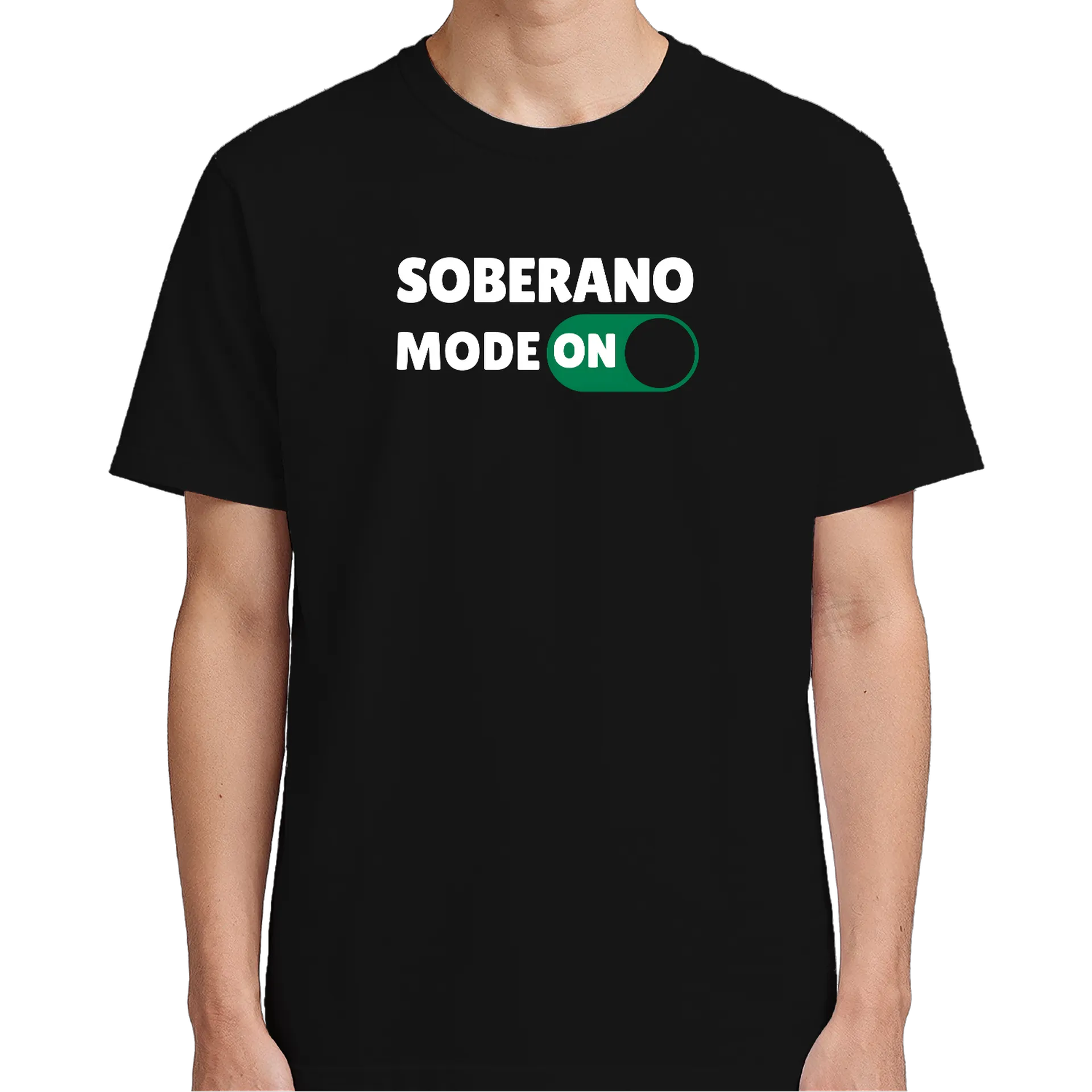 Camiseta Soberano MODE ON - P de Construindo Novo Humano — imagem 4 de 6