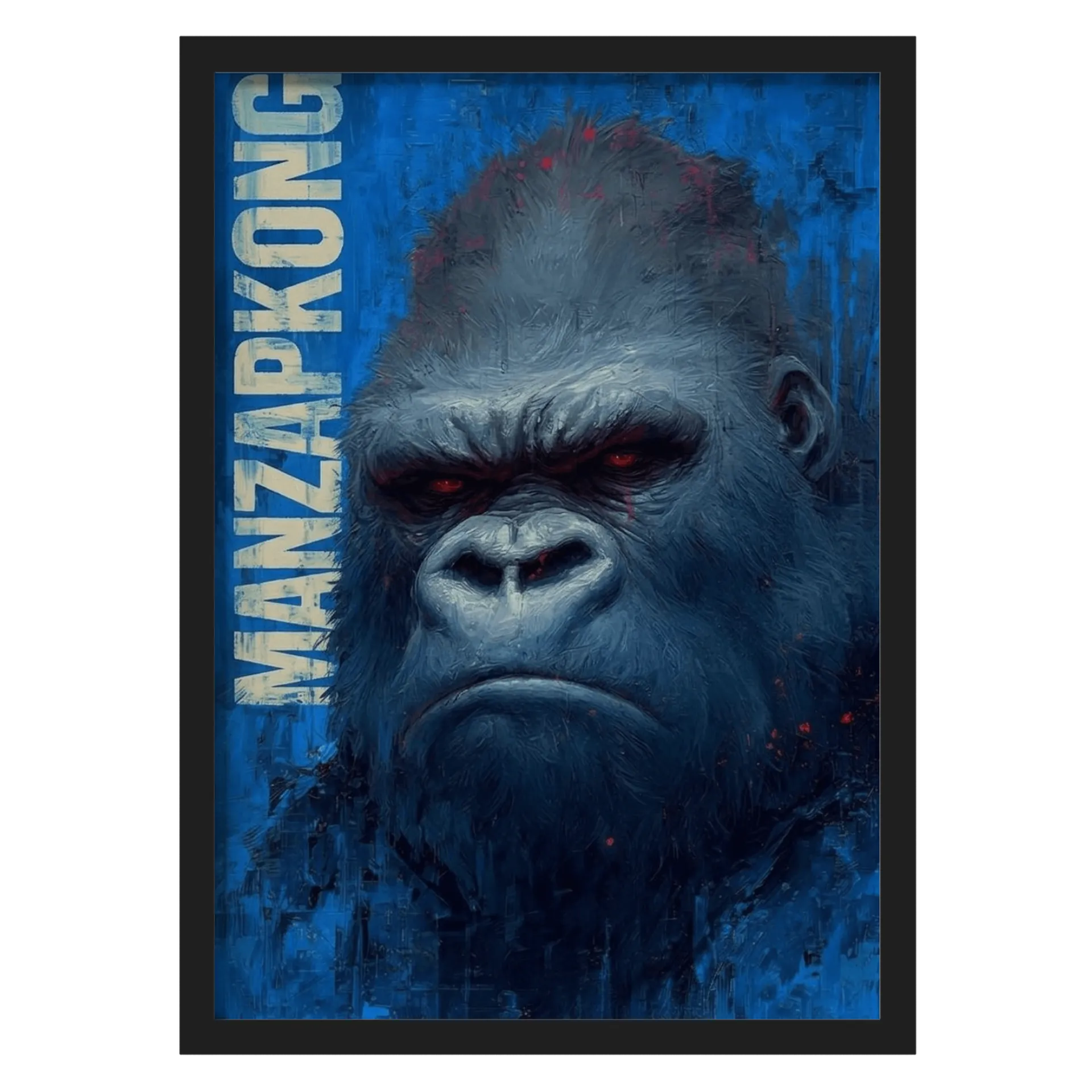 Quadro Manzap Kong, O Goril A3 personalizado de Manzap Kong 
