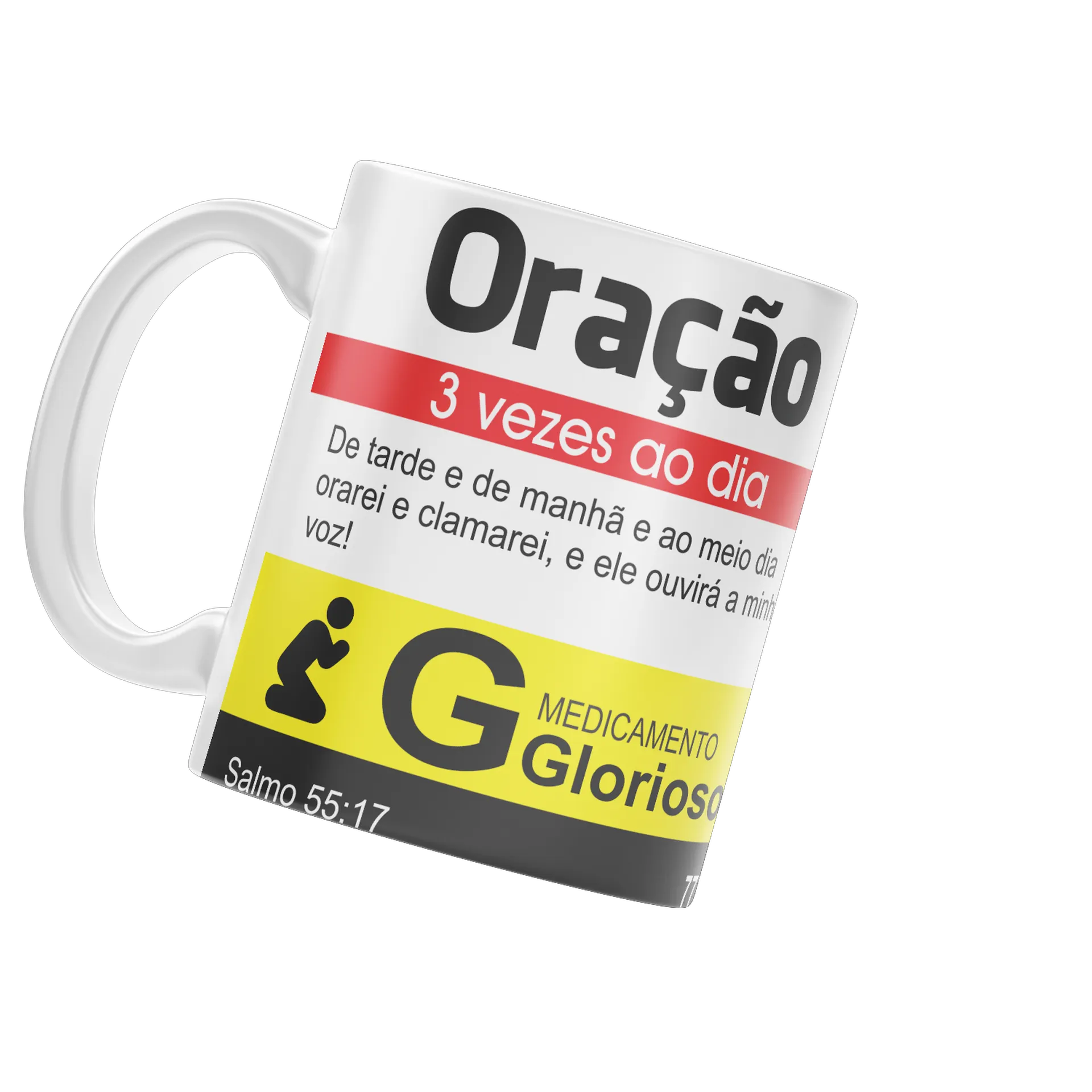 Caneca Porcelana Oração 777ml - Imagem 3