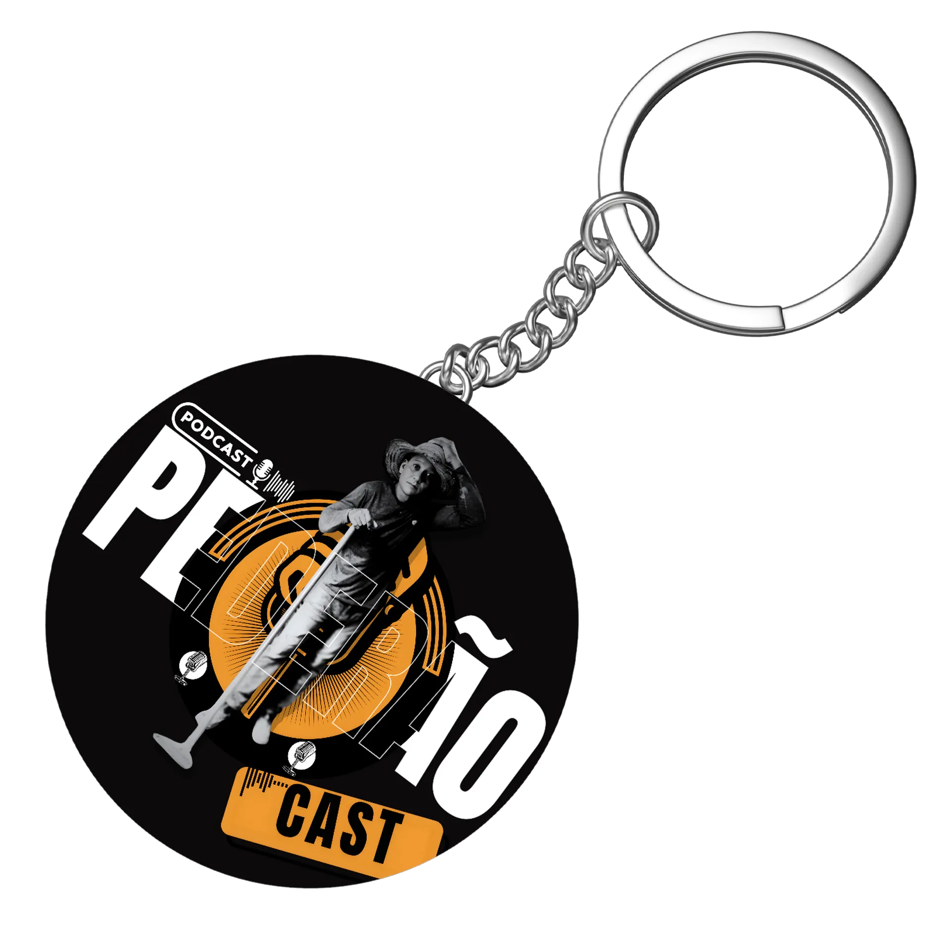 Chaveiro personalizado de Pederãocast — imagem 3 de 3