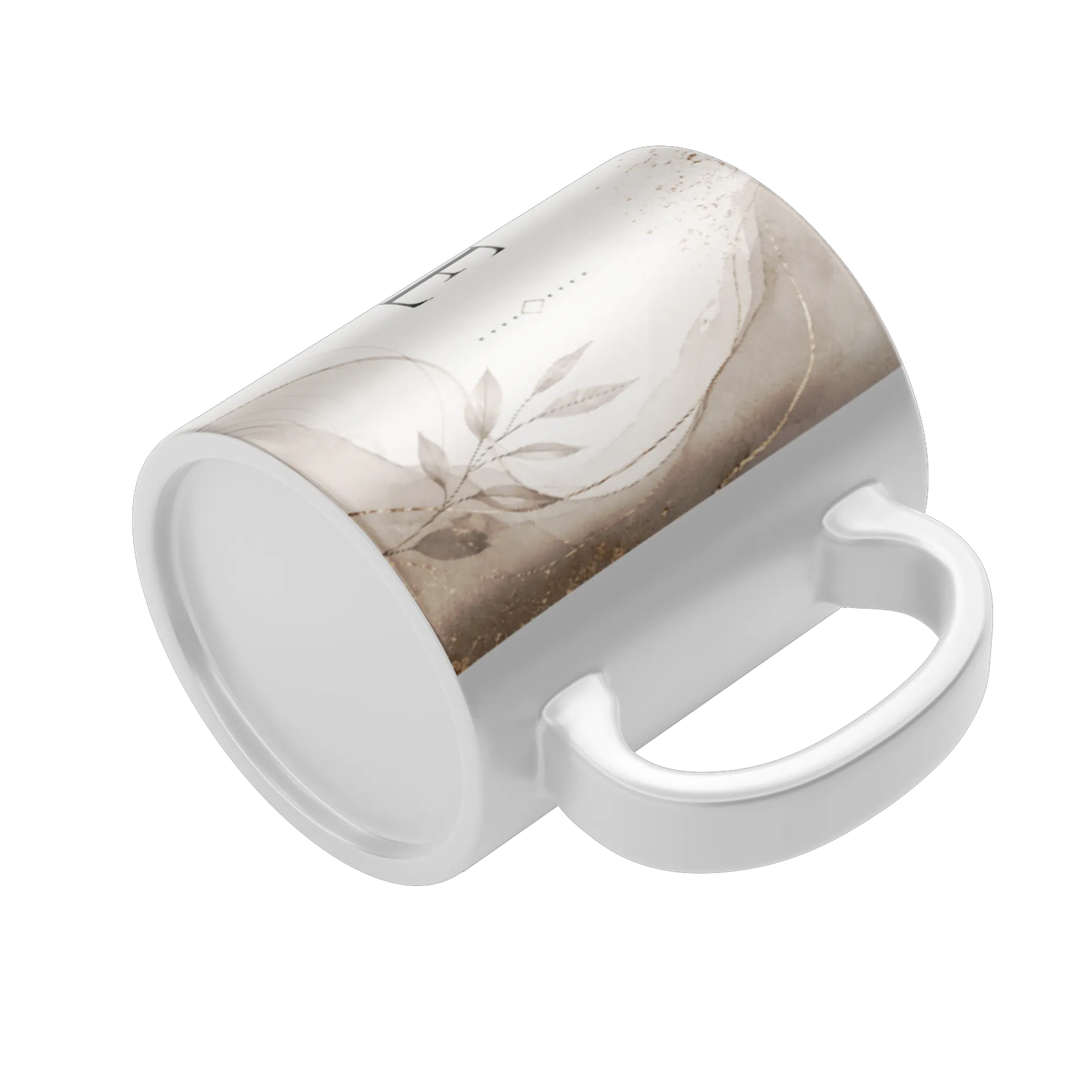 Caneca Porcelana Estampa Ravelle 325ml - Imagem 4