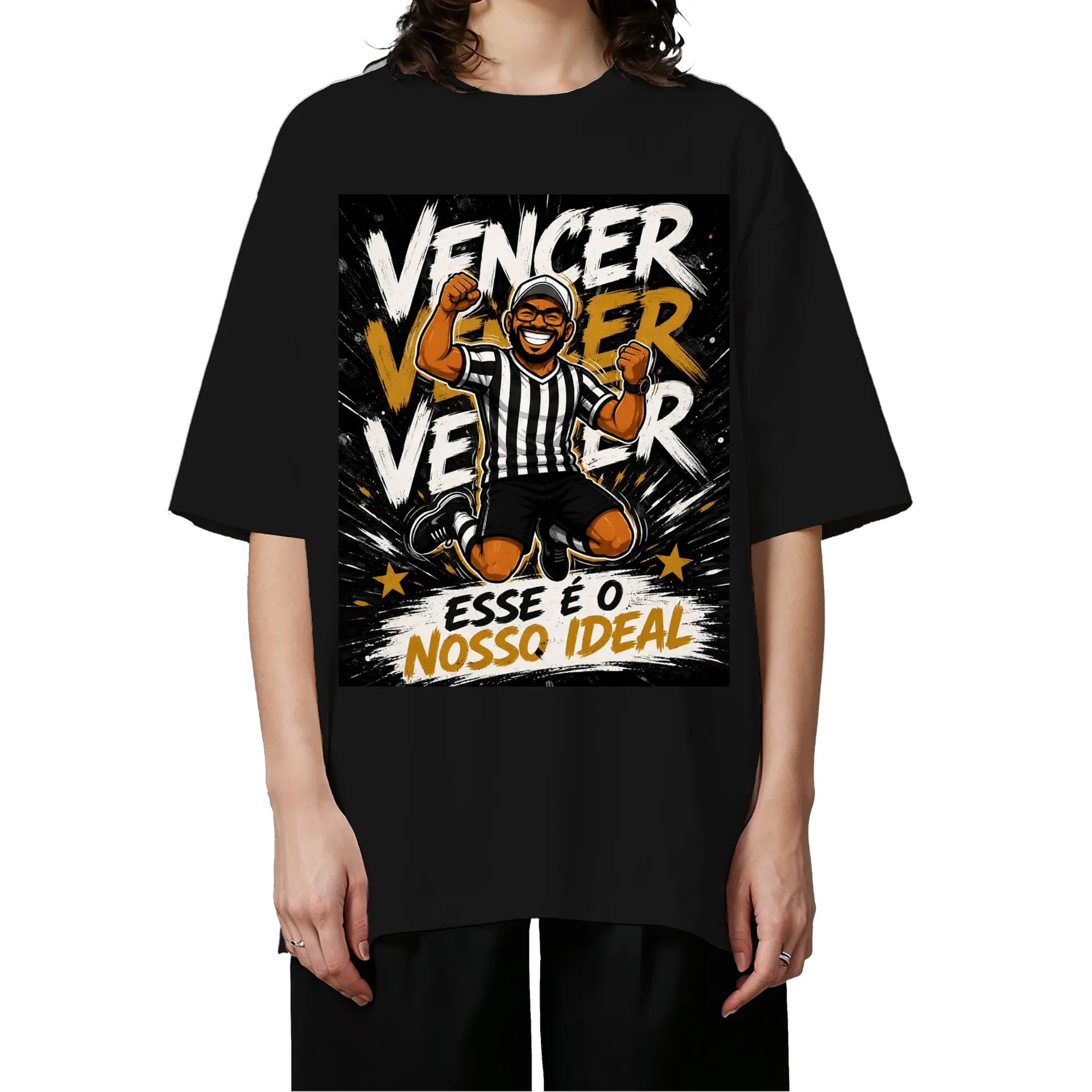 Camiseta Oversized V3 Preta - Imagem 3