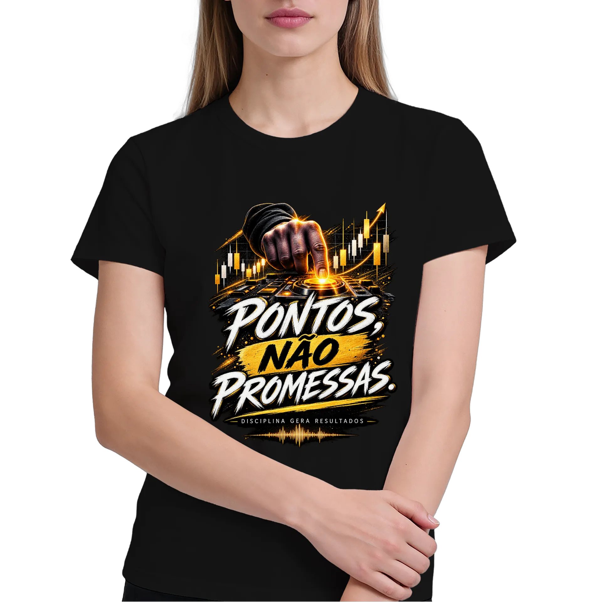 Camiseta Pontos, Não Promessas 100% Algodão - Imagem 4