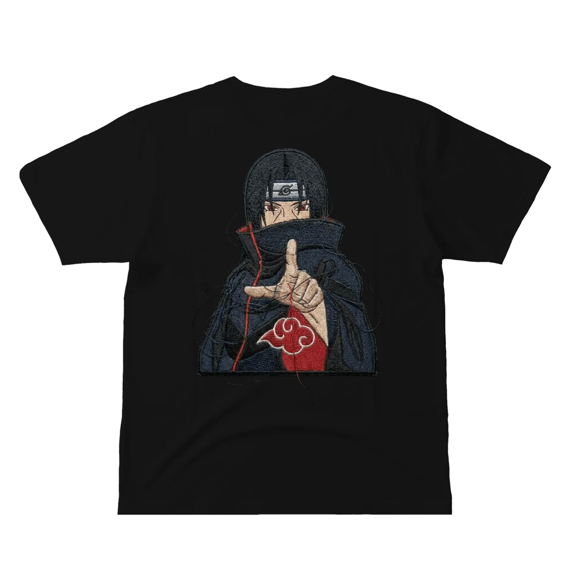 Camiseta Itachi Uchiha Akatsuki Anime 100% Algodão - Imagem 2
