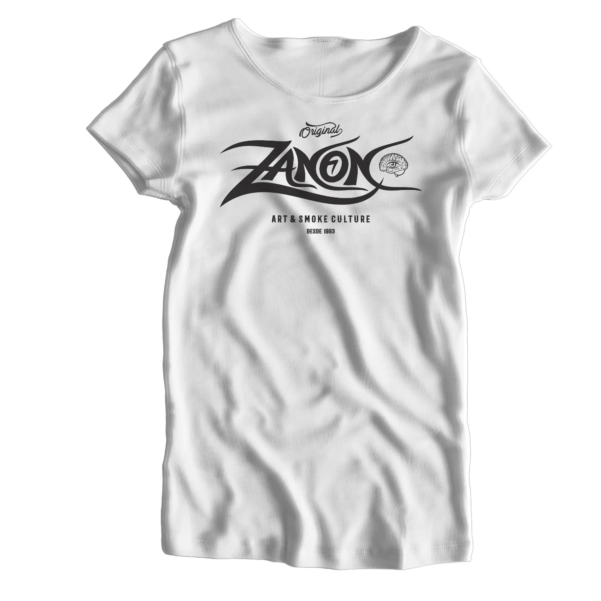 Camiseta Babylook Zanon Bombing White 100% Algodão - Imagem 1