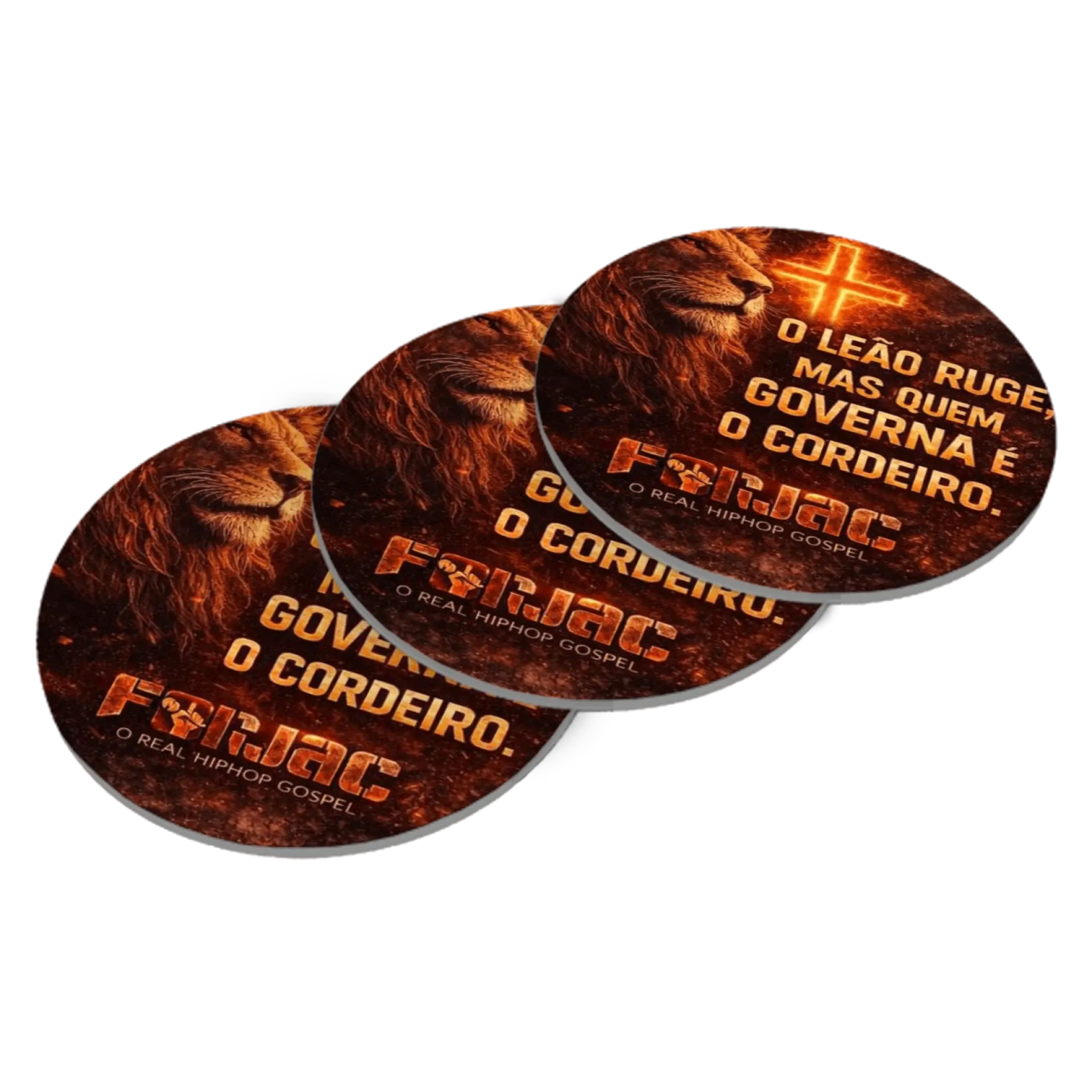 Porta-copos Leão de Judá  de FORJAC hip-hop 