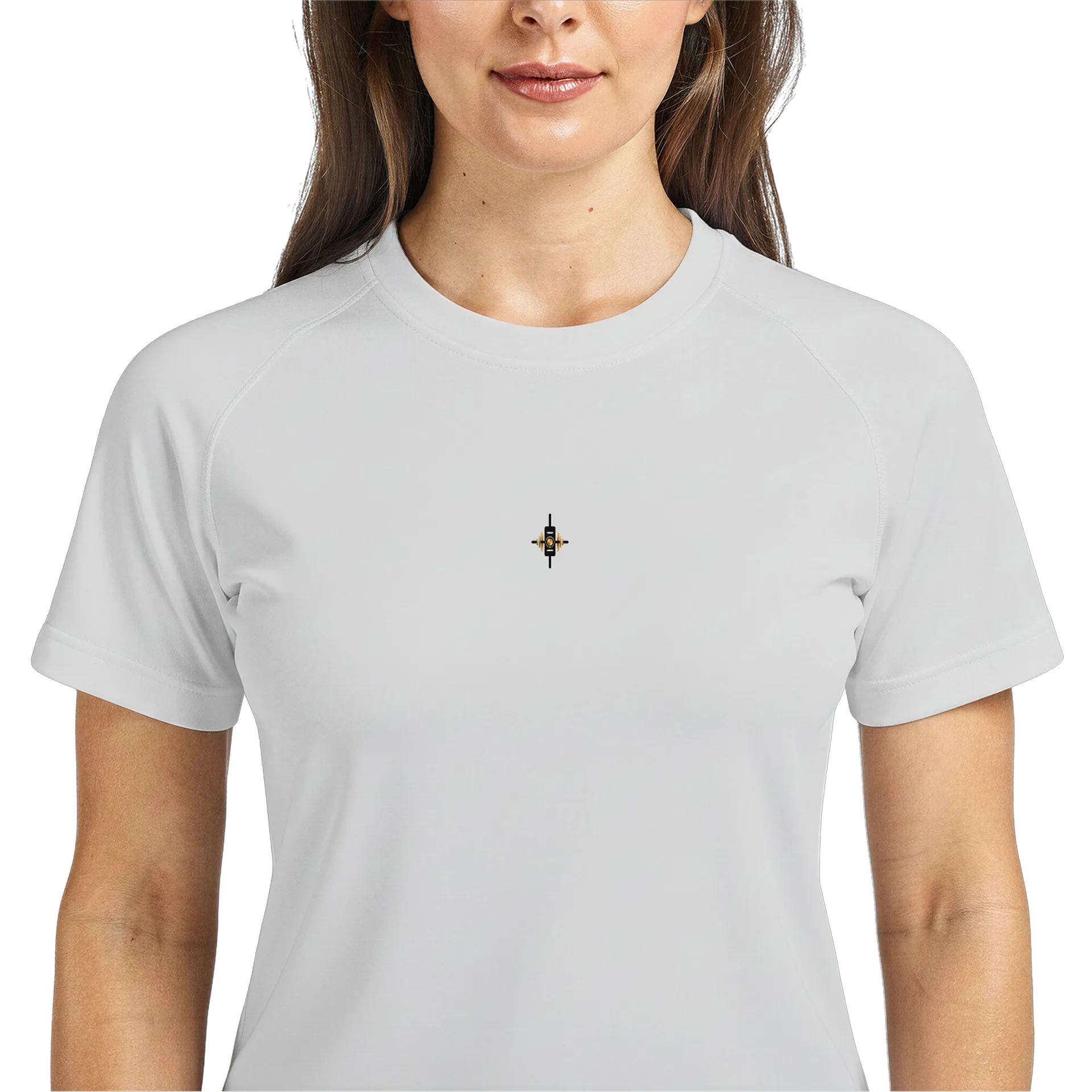 Camiseta Dry Fit O Mercado Tem Ritmo 100% Poliéster de UM DJ NA BOLSA — imagem 3 de 6