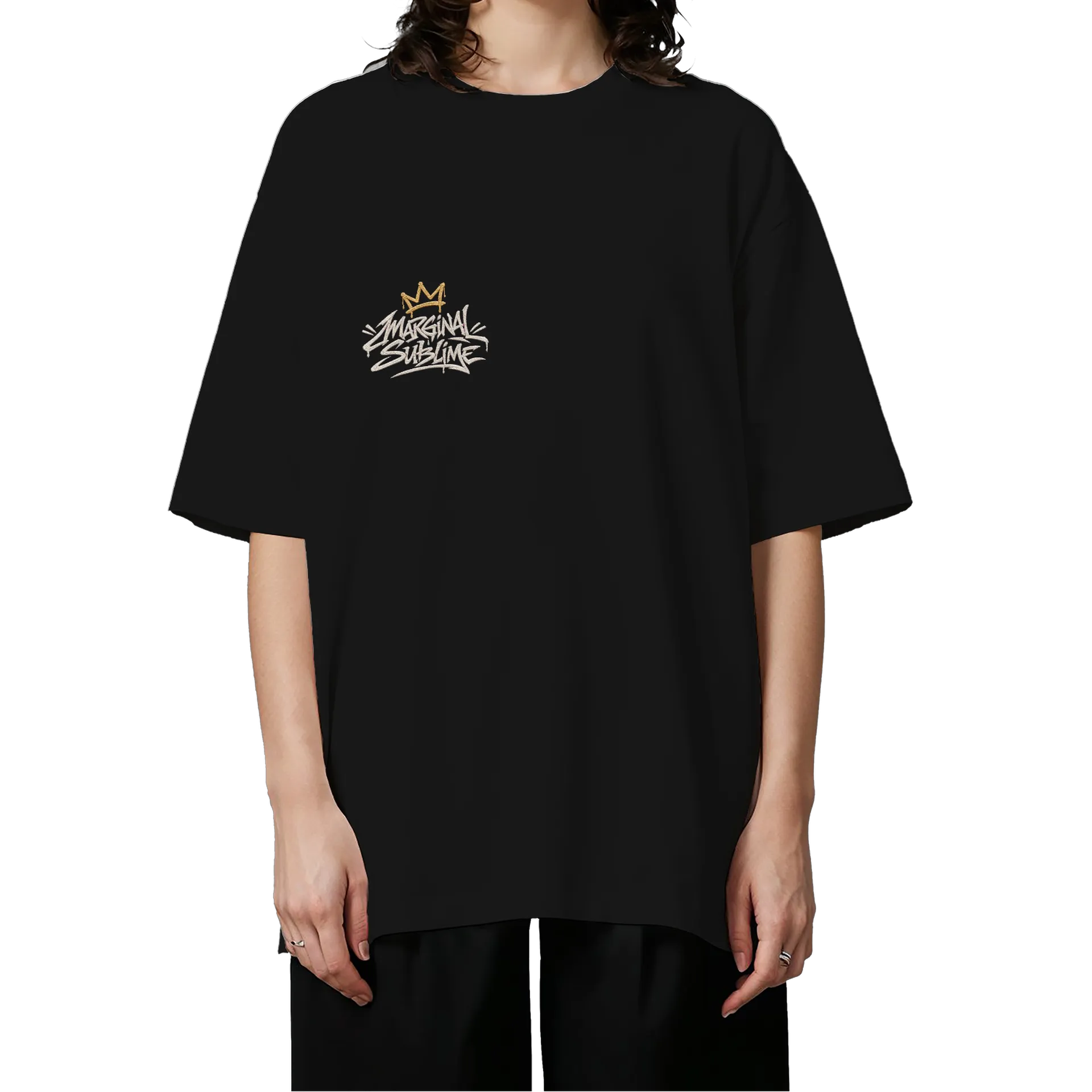 Camiseta Oversized Marginal Sublime Logotipo de Graffiti - Imagem 3