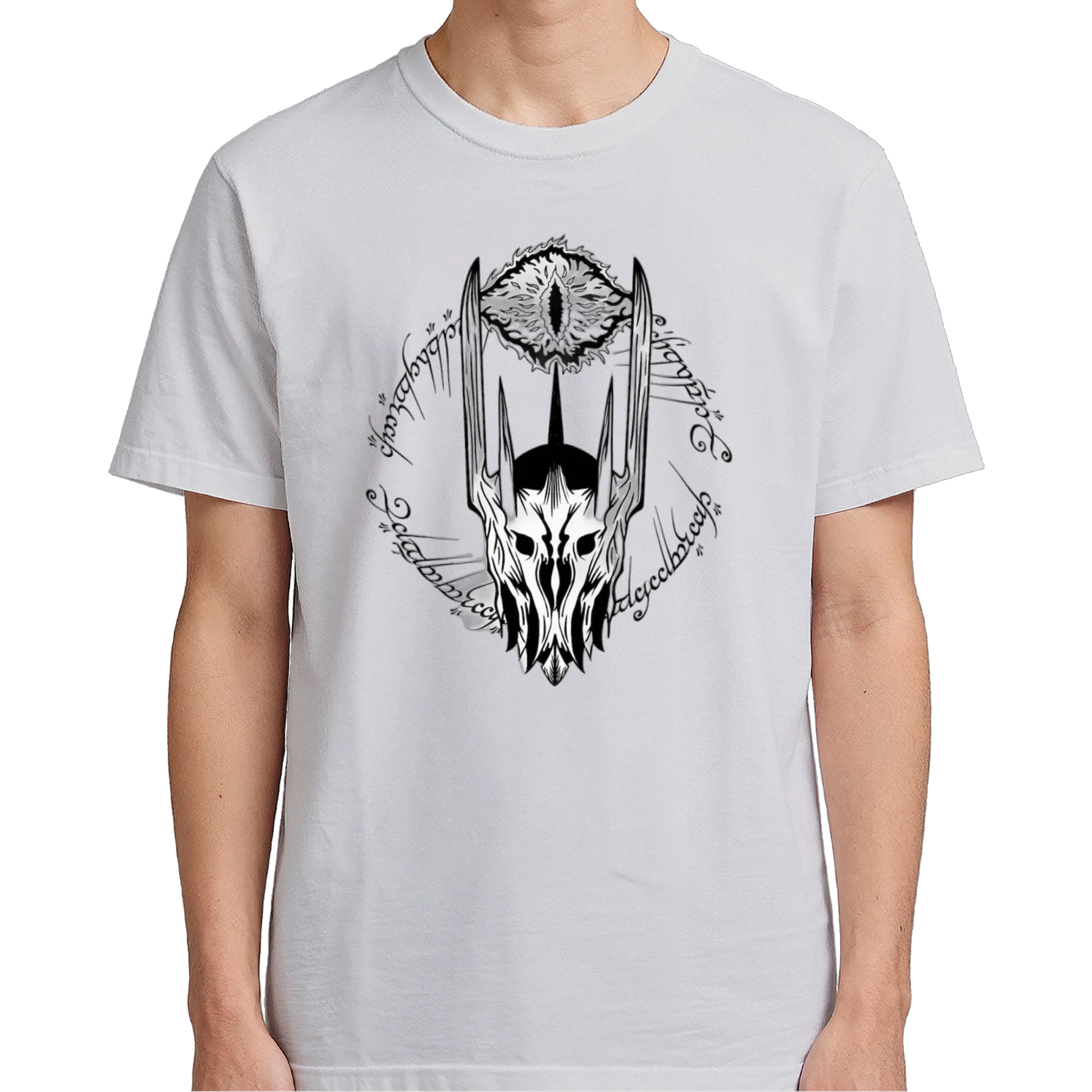 Camiseta Estampa Olho de Sauron 100% Algodão - Imagem 5