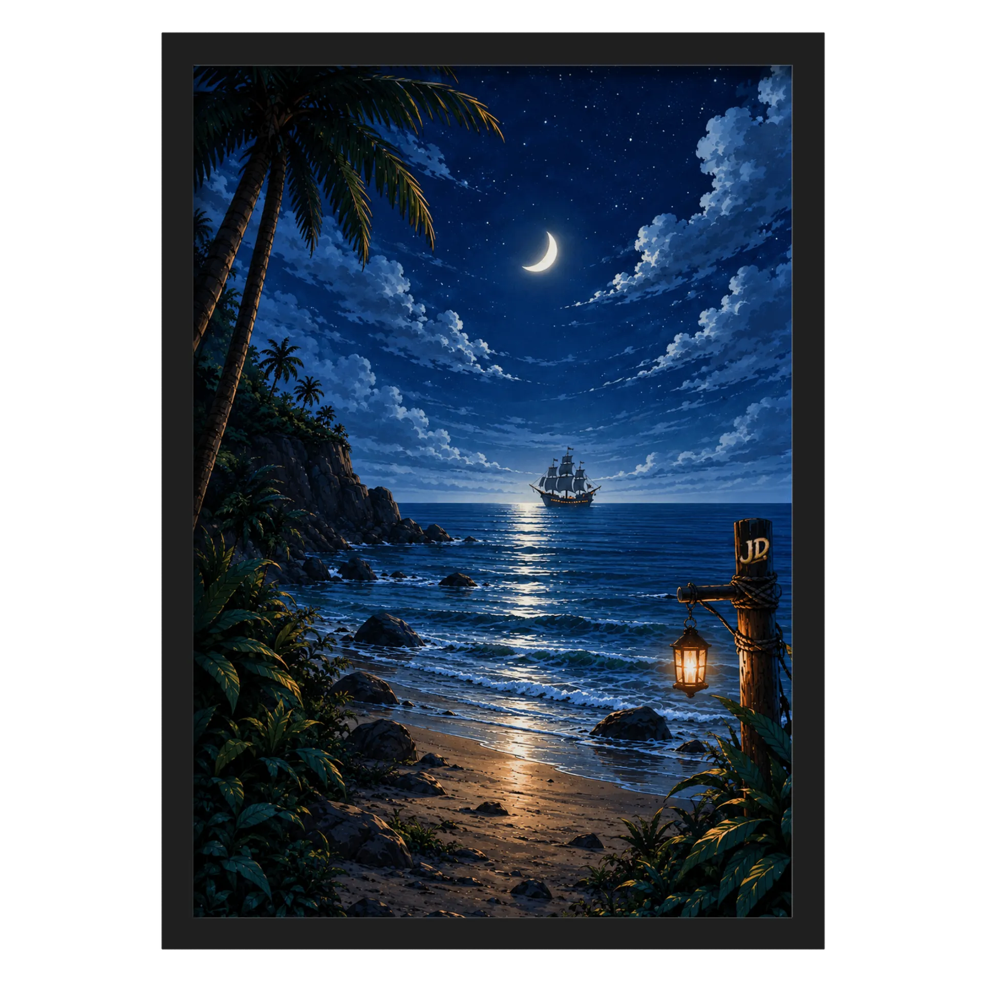 Quadro A3 personalizado Com Vidro - Imagem 1